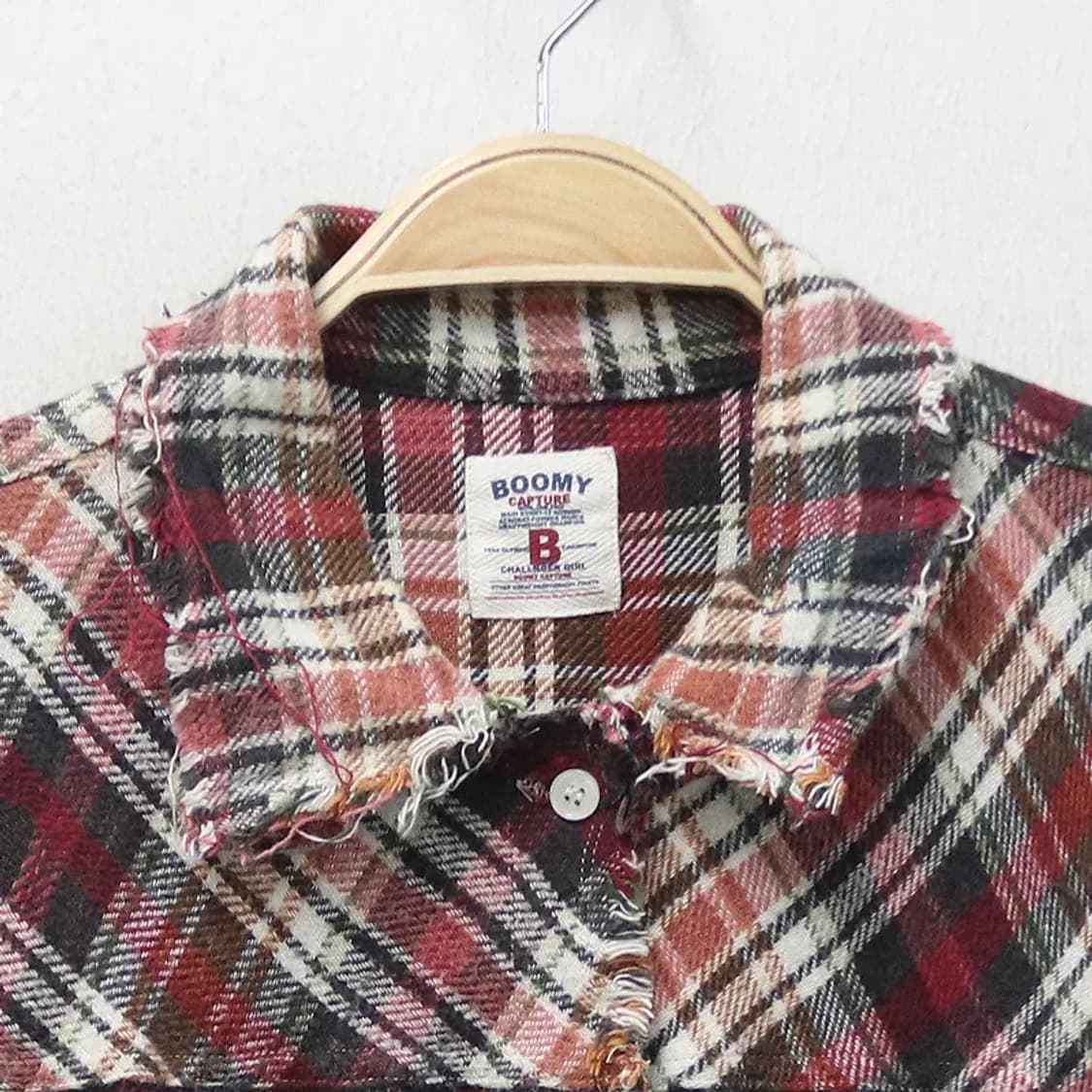 CHALLENGER  체크 데미지 포인트 셔츠 자켓 62093 상품이미지3