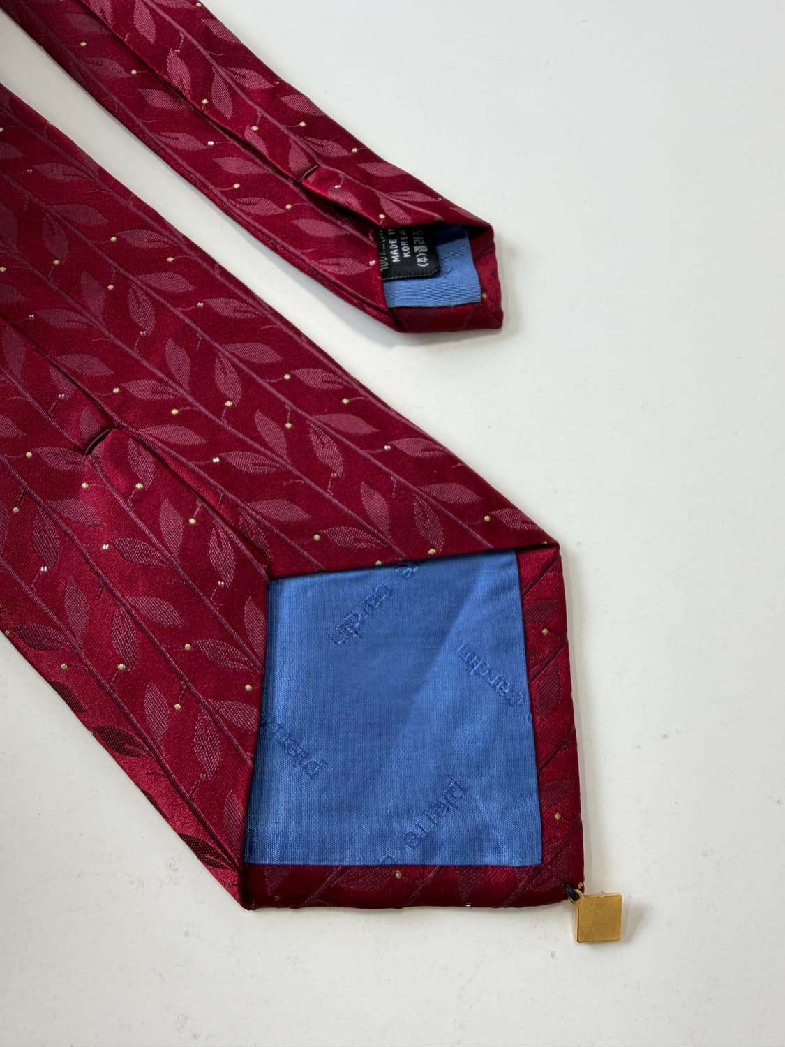 피에르가르뎅(Pierre cardin) 실크 넥타이 9.5cm 상품이미지5