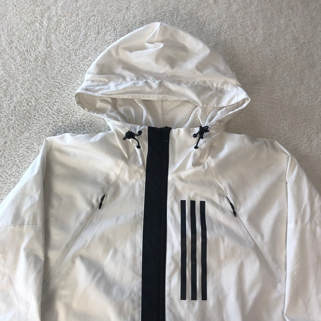 아디다스 화이트 바람막이  상품이미지4