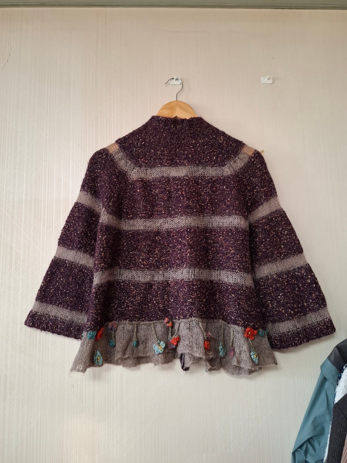 일본빈티지 꽃장식 유니크 가디건 상품이미지6