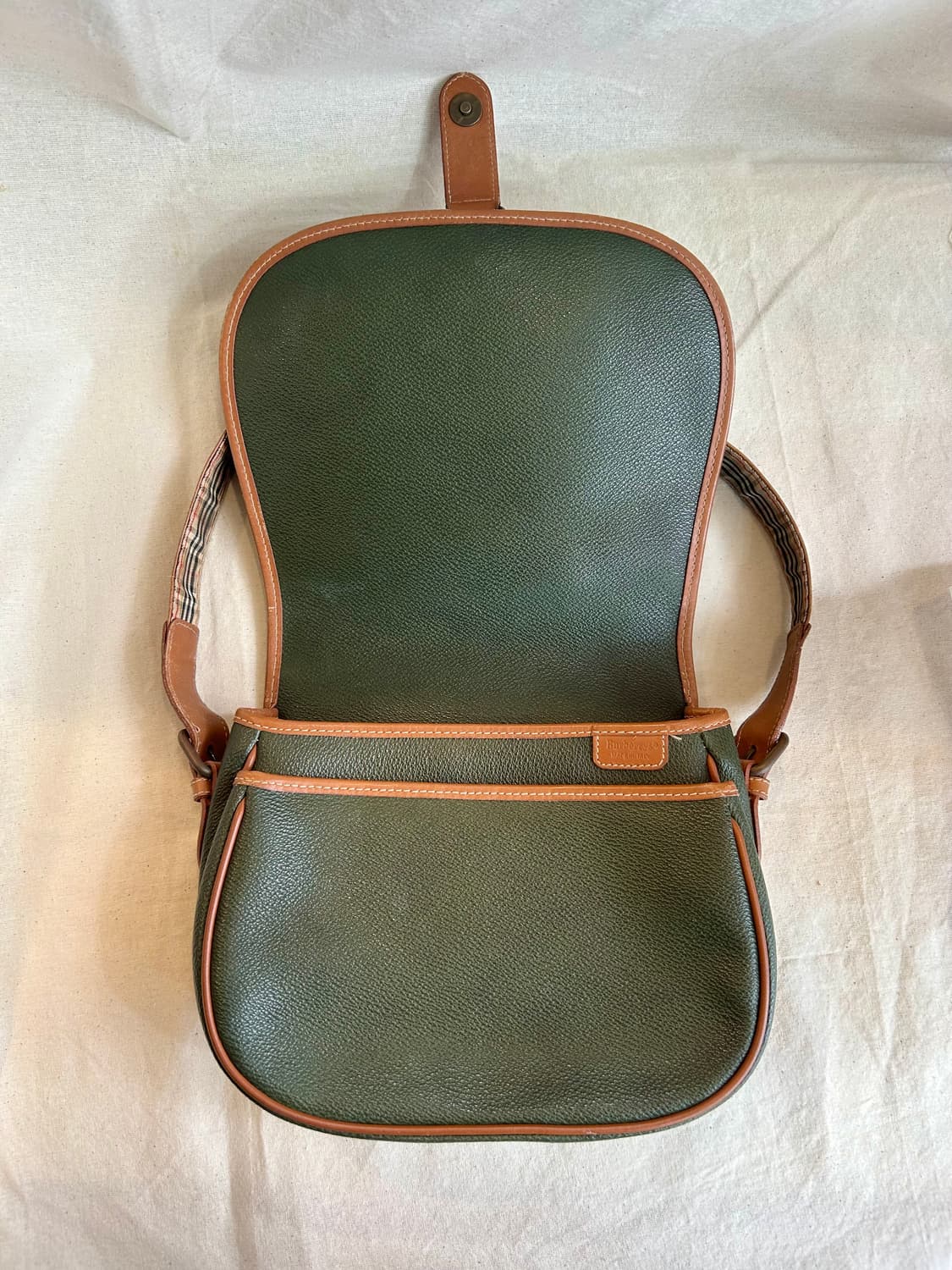 Burberry 90s 빈티지 카키 미니백 상품이미지3