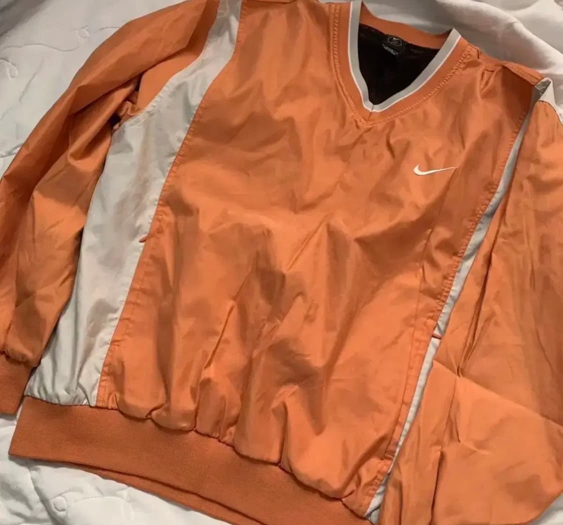 나이키 오렌지 배색 웜업 XL 상품이미지1