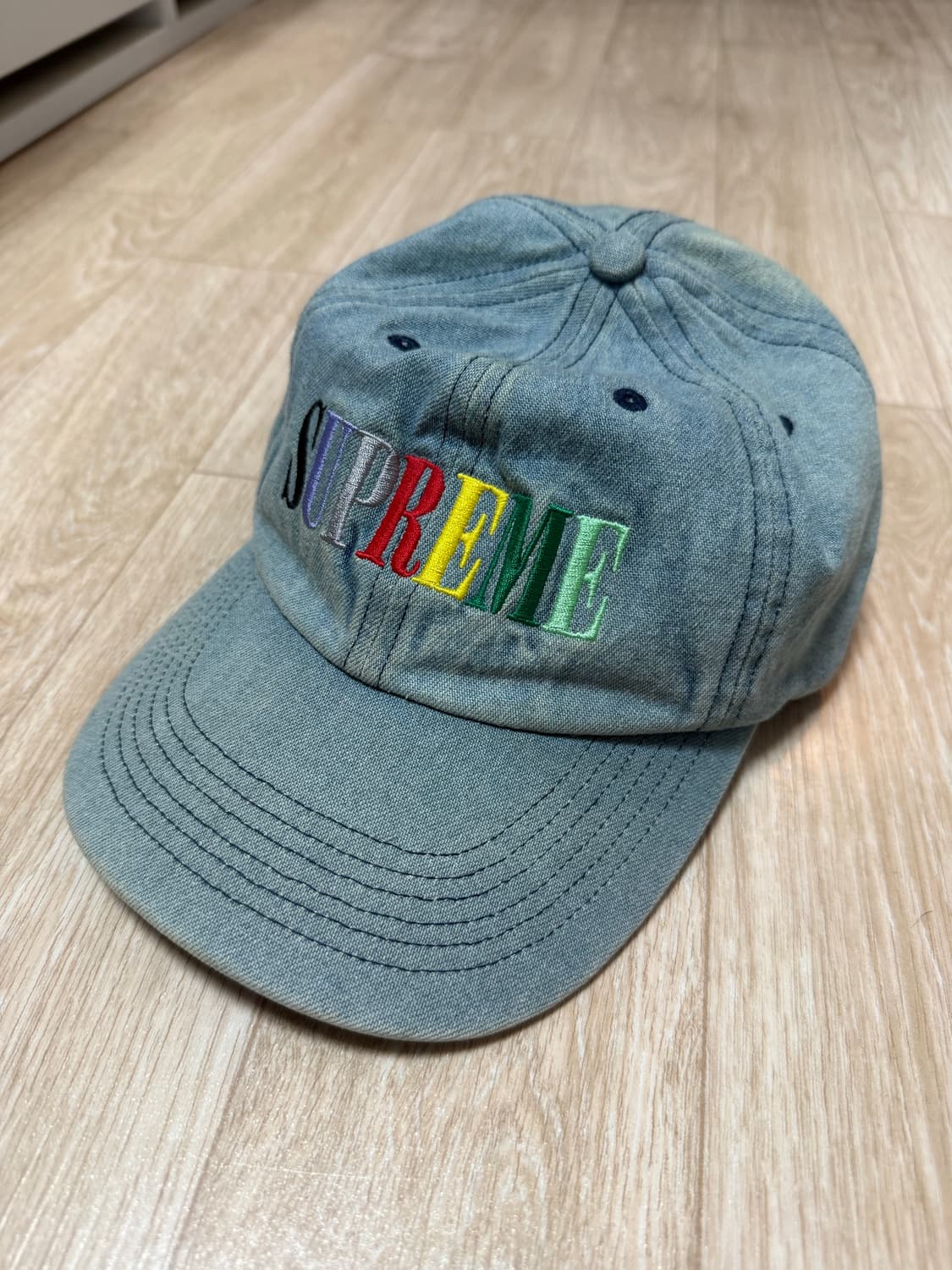 Supreme 데님 캡 상품이미지1
