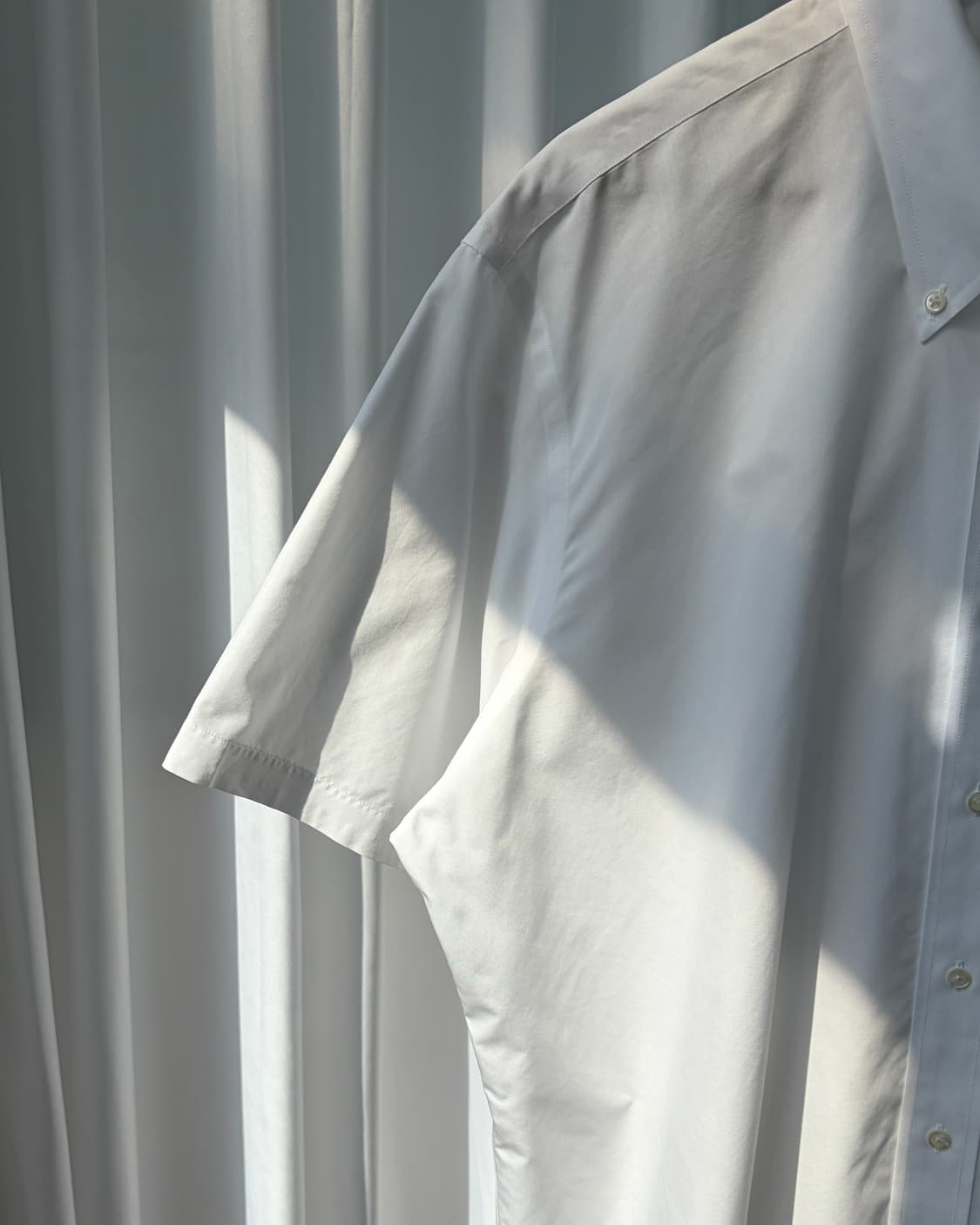 [XL-2XL]브룩스브라더스 수피마 코튼 화이트 반팔 셔츠 상품이미지5