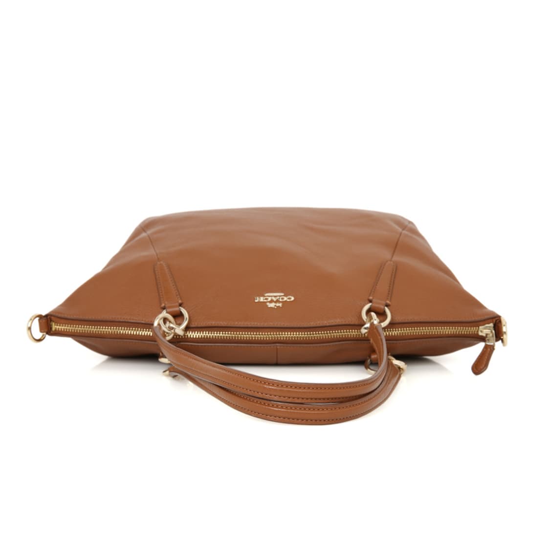 코치 켈시 사첼 인 브라운 레더 숄더백 F36591 상품이미지10