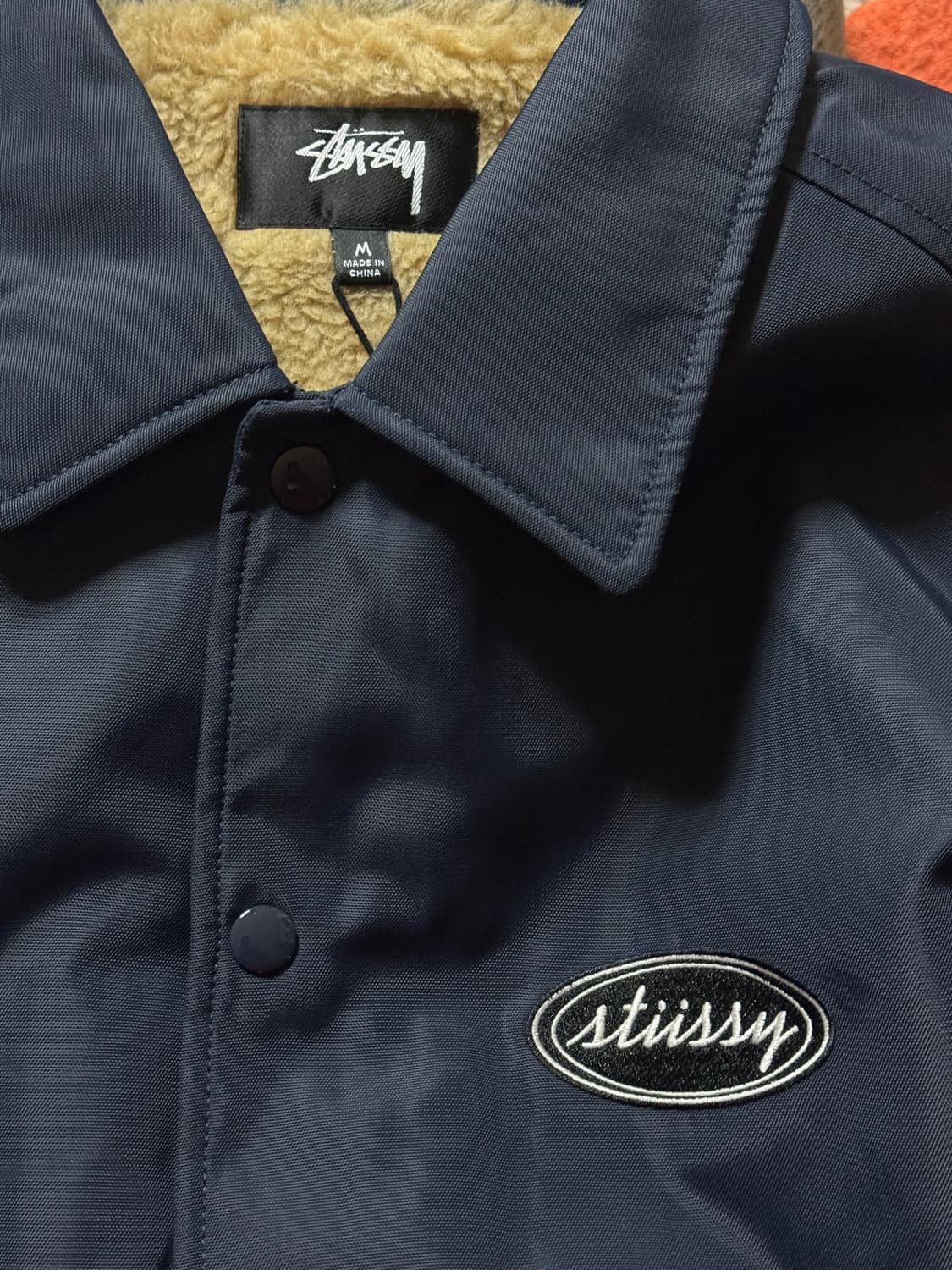 스투시 코치 자켓 네이비 M 상품이미지1