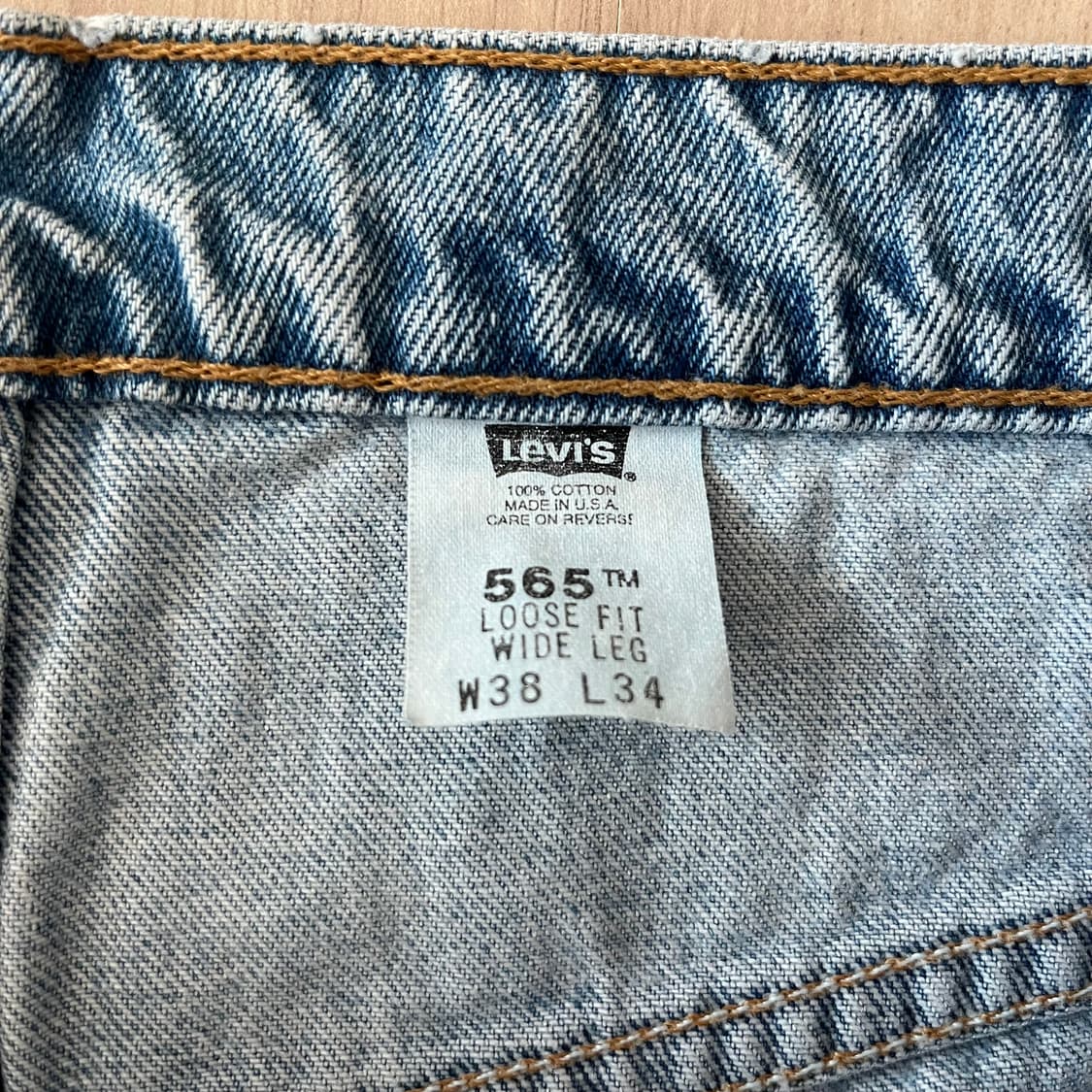 [38X34] 90s 빈티지 리바이스 565 made in usa 상품이미지2