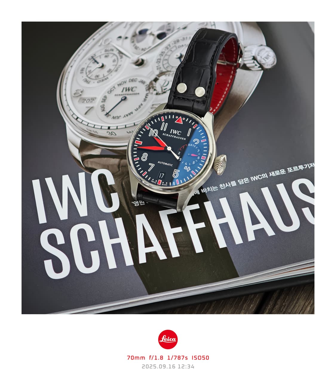 IWC 빅파일럿 무하마드 알리 70주년 한정판 스틸 오토 46mm 풀세트 상품이미지8