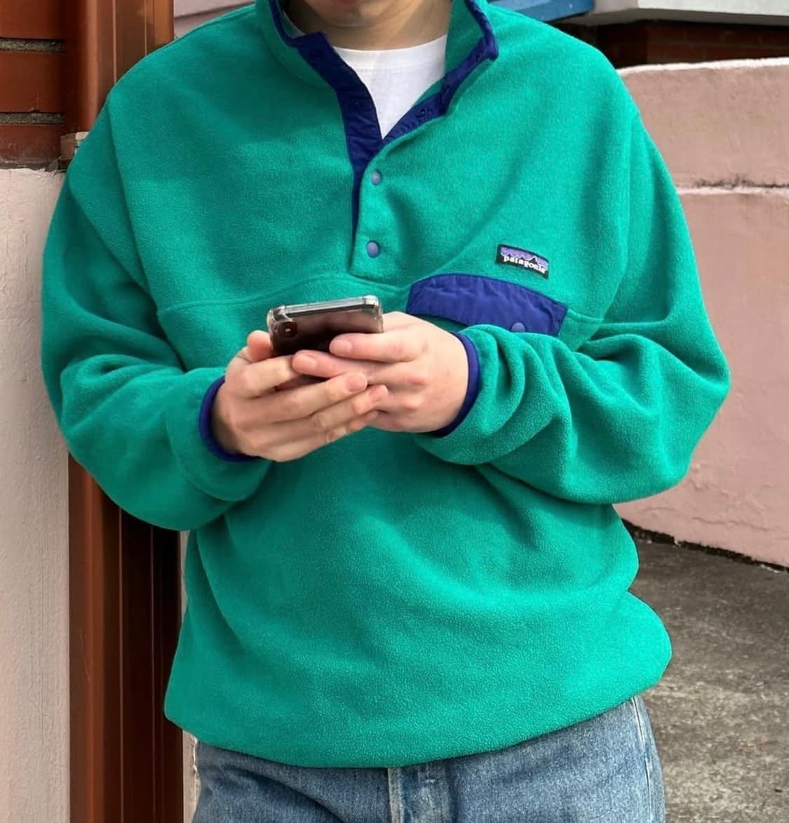 파타고니아 신칠라 터키석 그린+퍼플 L 상품이미지10