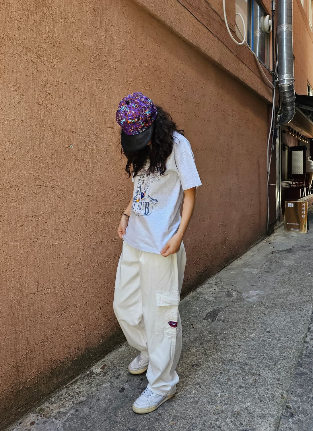 90's Disney Original Yacht Club 마린 도널드덕T 상품이미지8