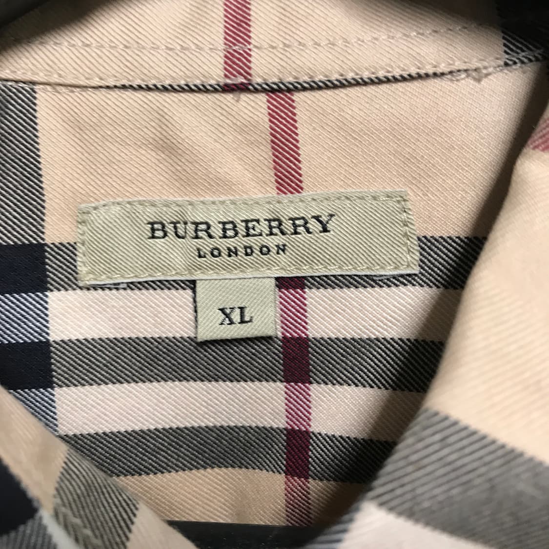 버버리 7부 셔츠 XL(W) 상품이미지4