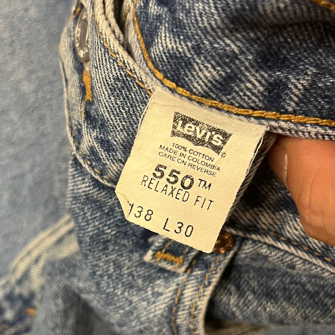 00s Levis550 데님 팬츠 (37“) 상품이미지6