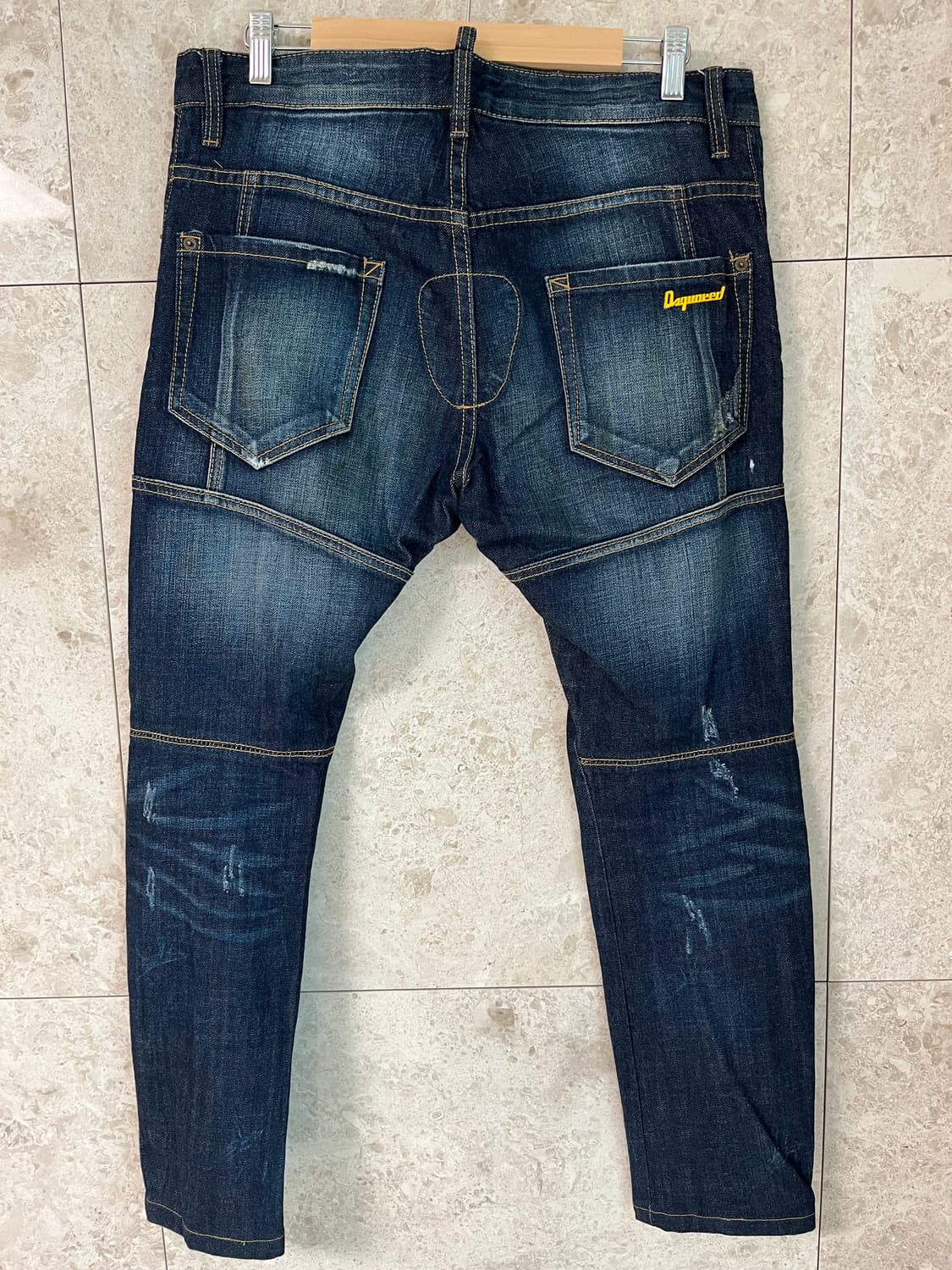 디스퀘어드2 가죽 패치 청바지 48사이즈 정품 상품이미지5
