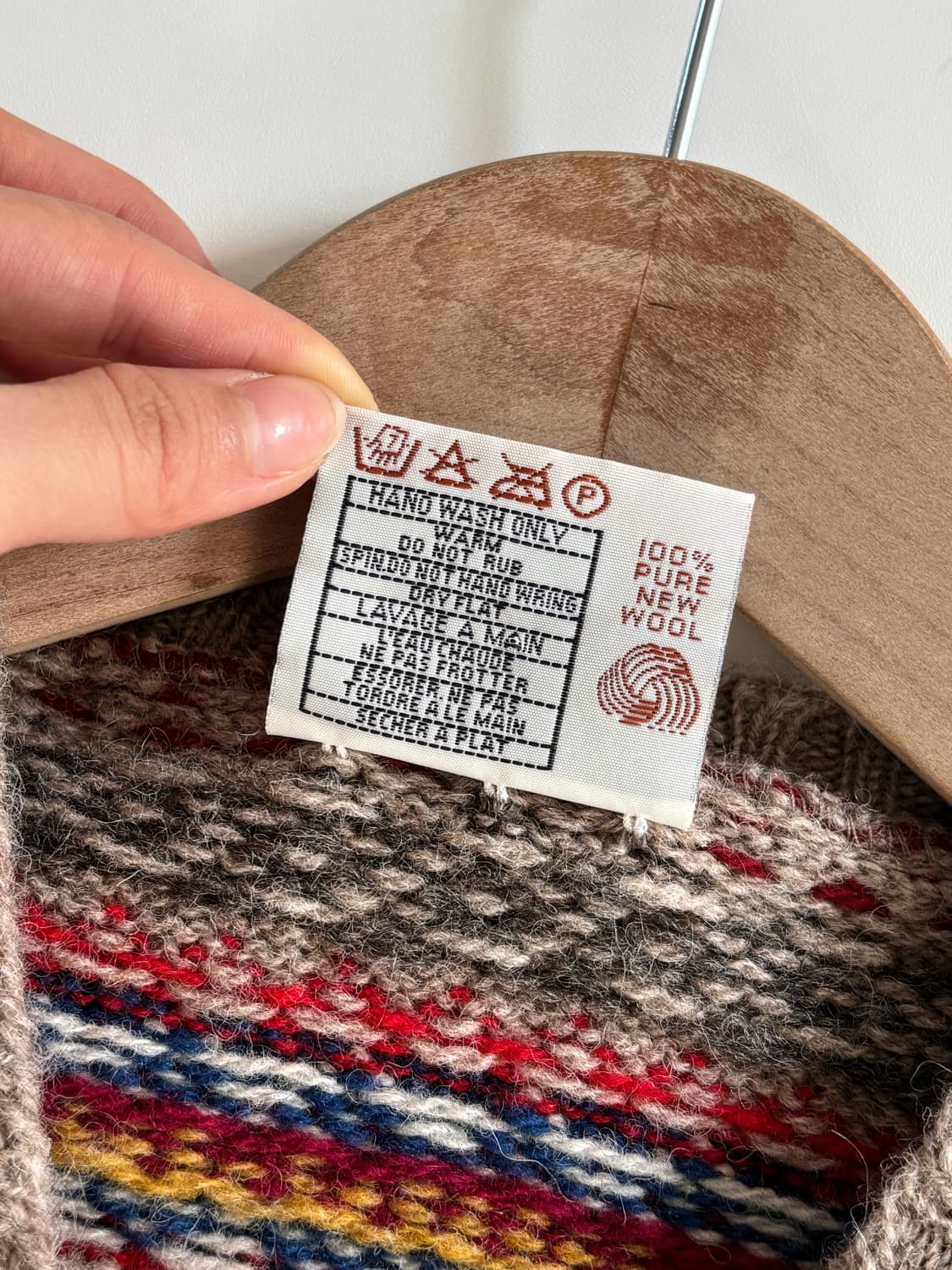 Jamieson’s 페어아일 울 니트 베스트 상품이미지6