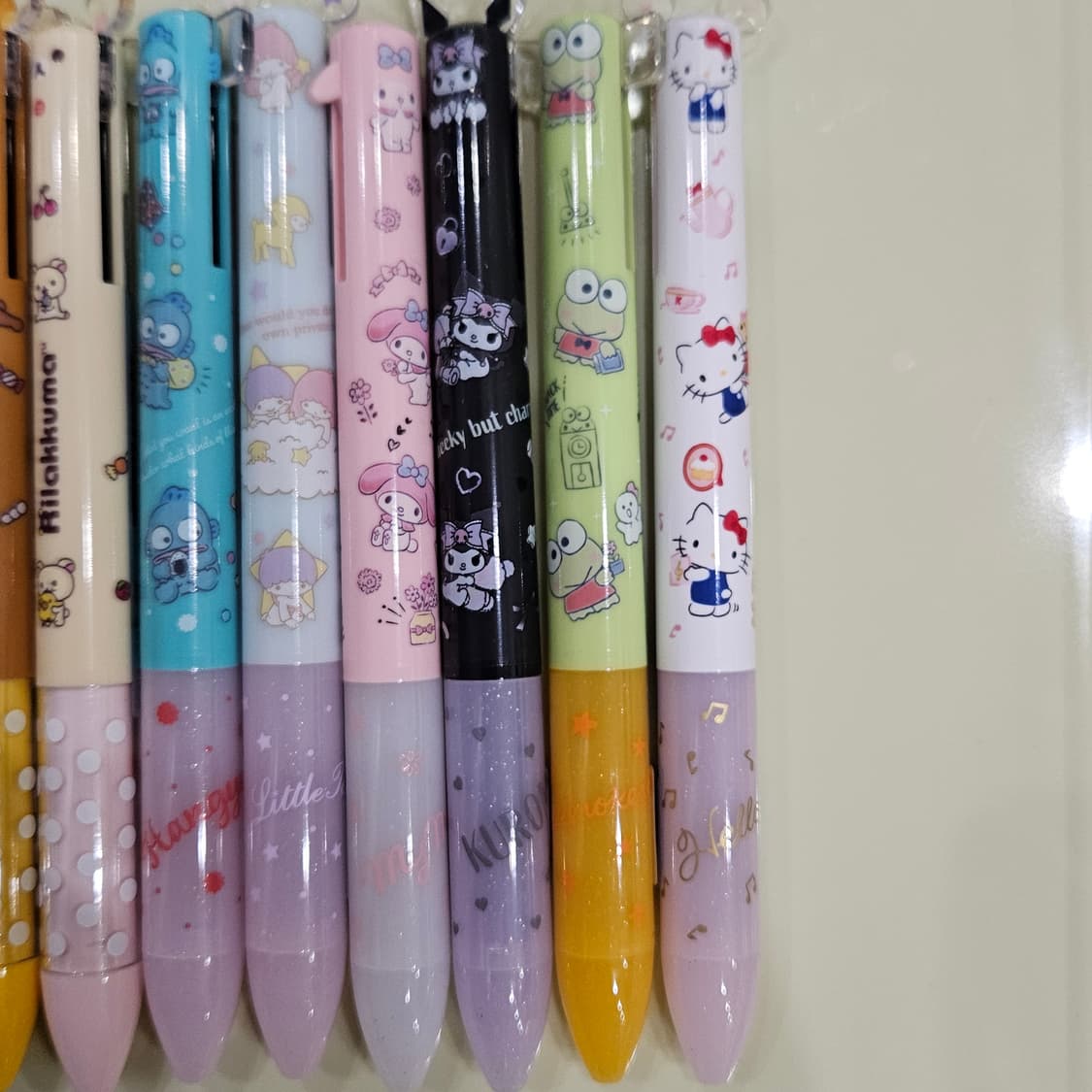(새상품)다마고치 짱구 키티 우사하나 리락쿠마 한교동 케로피 등등 2색펜 상품이미지2