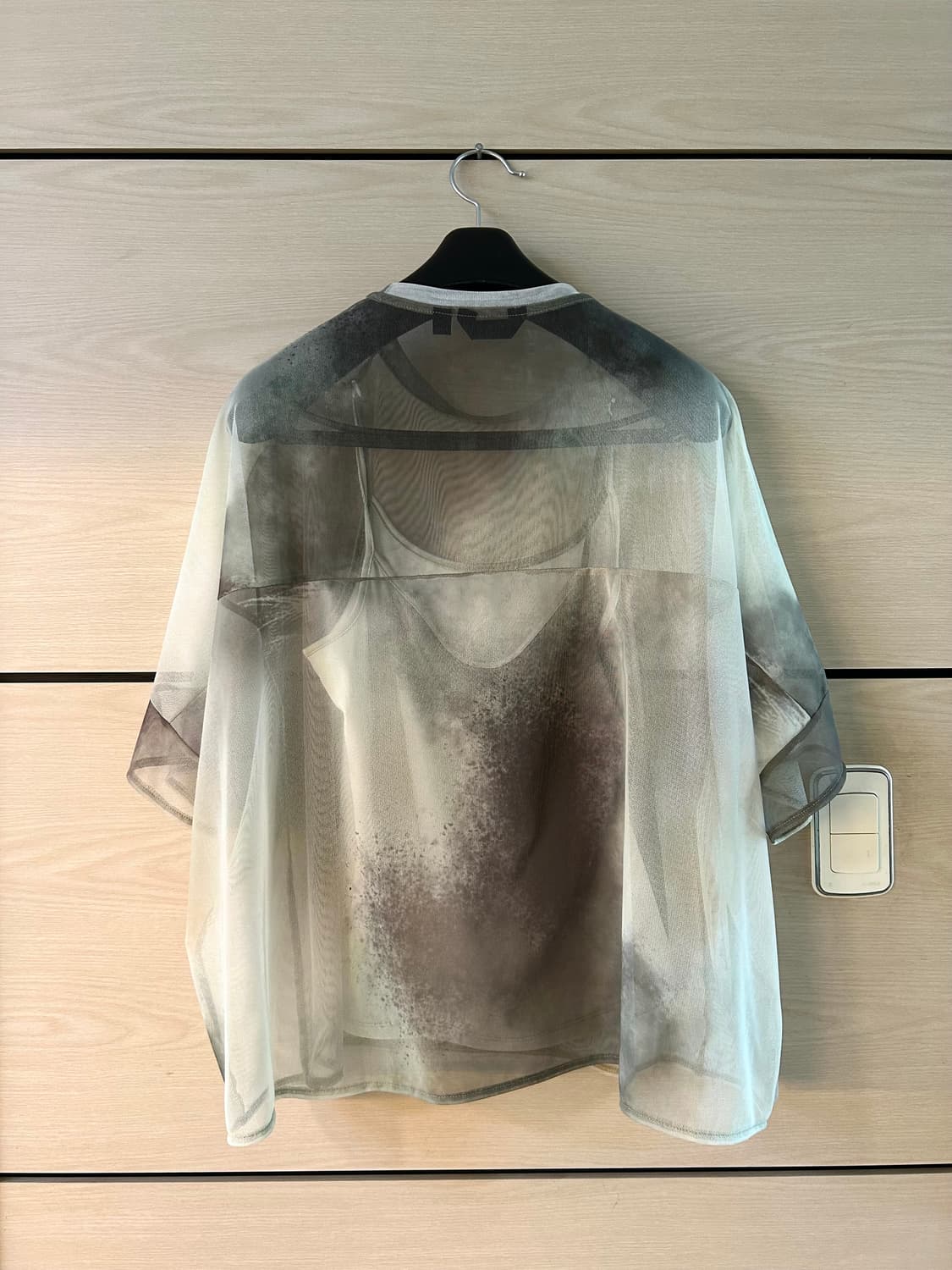 Bleached Pattern Layerd T Shirt 상품이미지5