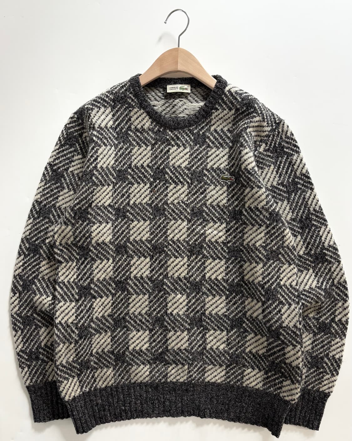 Lacoste 라코스테 지오메트릭패턴 울 니트 상품이미지1