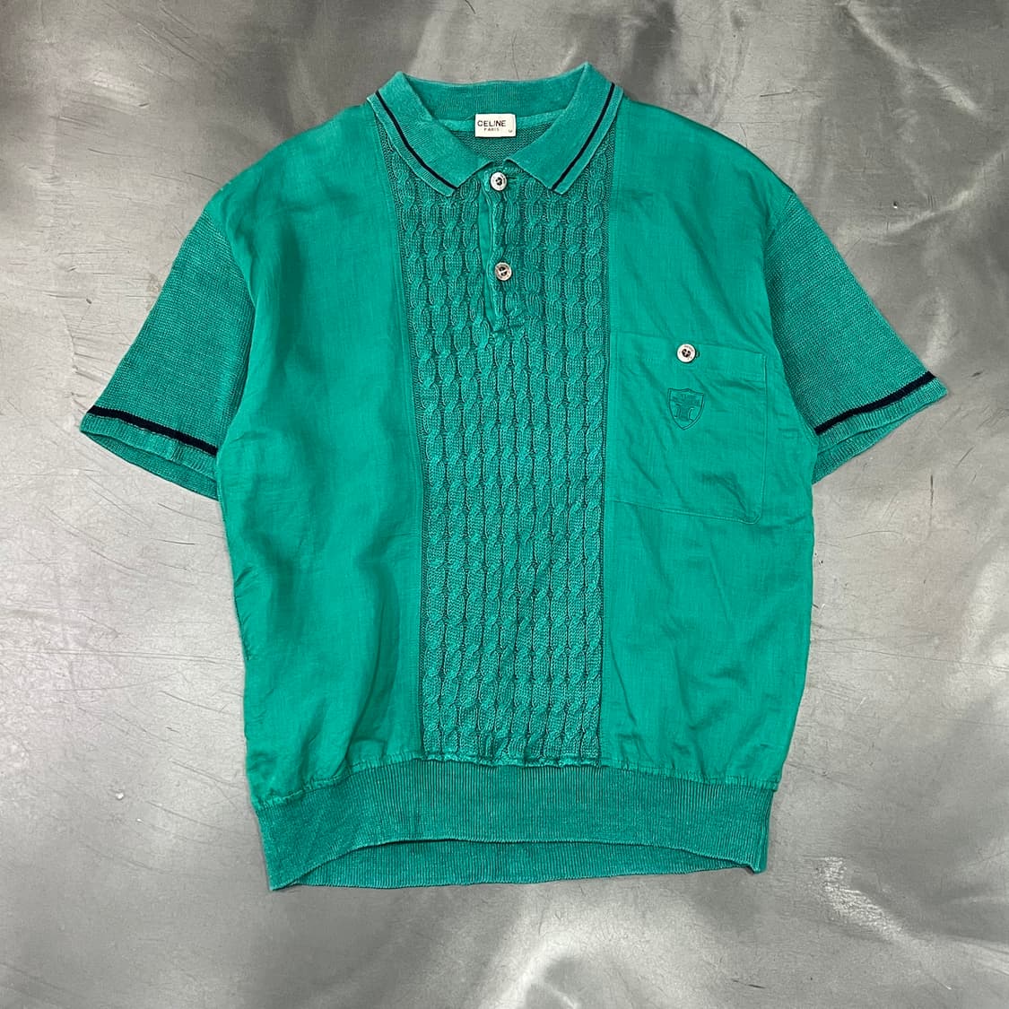  셀린느 니트 배색 카라티 y16226 상품이미지1