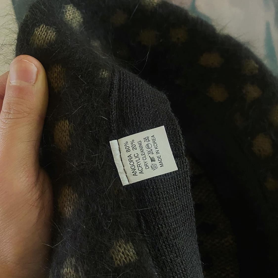 빈티지 앙고라 모헤어 버킷햇 모자 상품이미지6