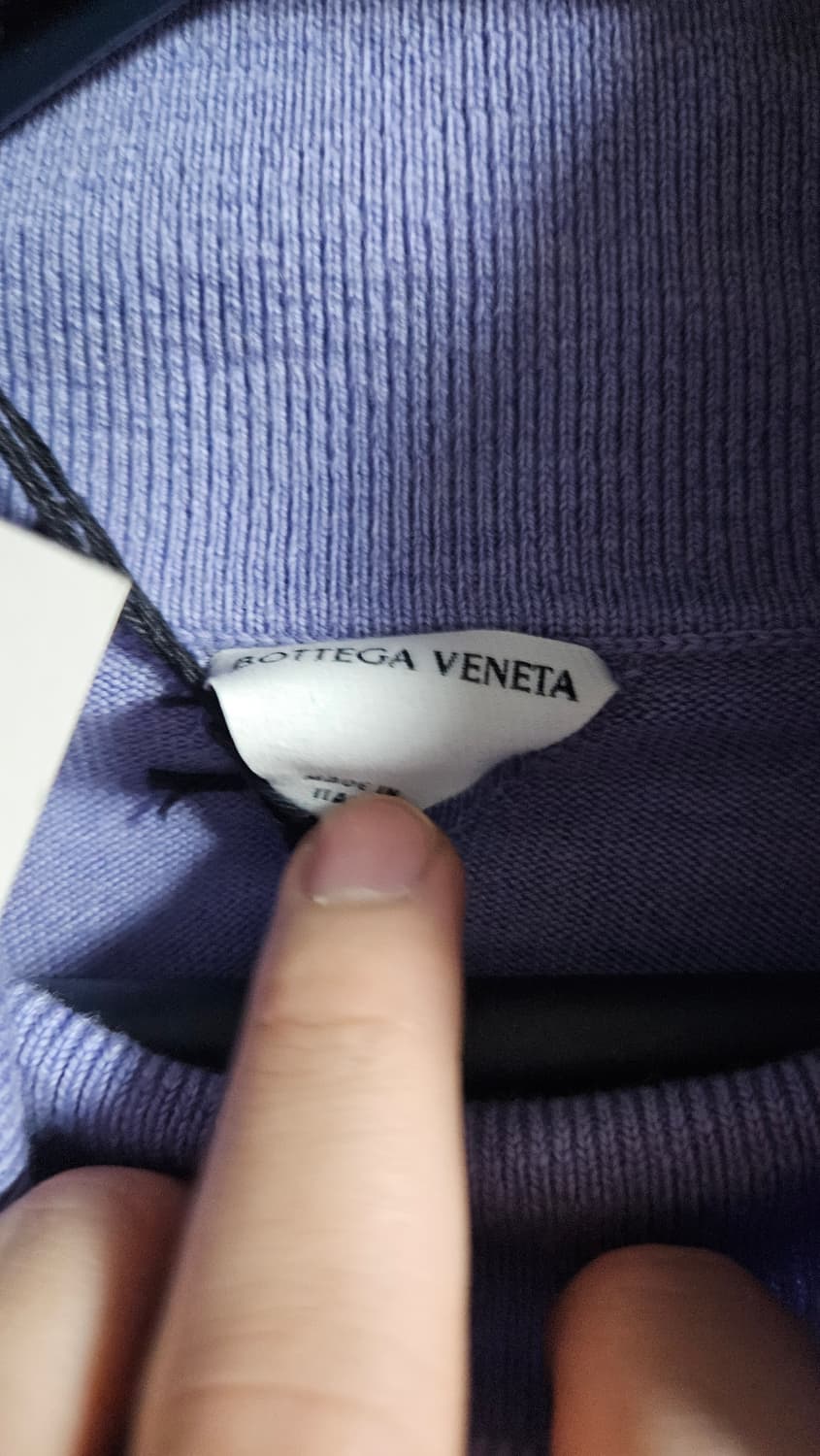 보테가베네타 터틀넥 니트 퍼플 정품 신품  상품이미지4