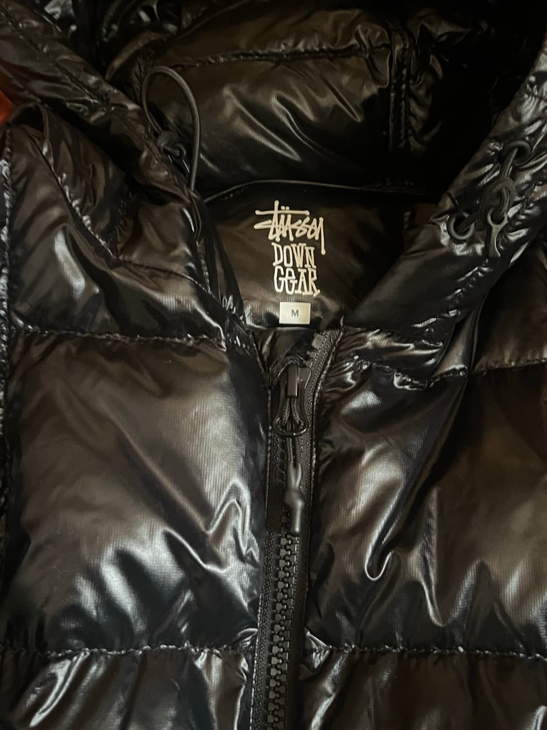 스투시 미드웨이트 후드퍼퍼 블랙 M사이즈 상품이미지4