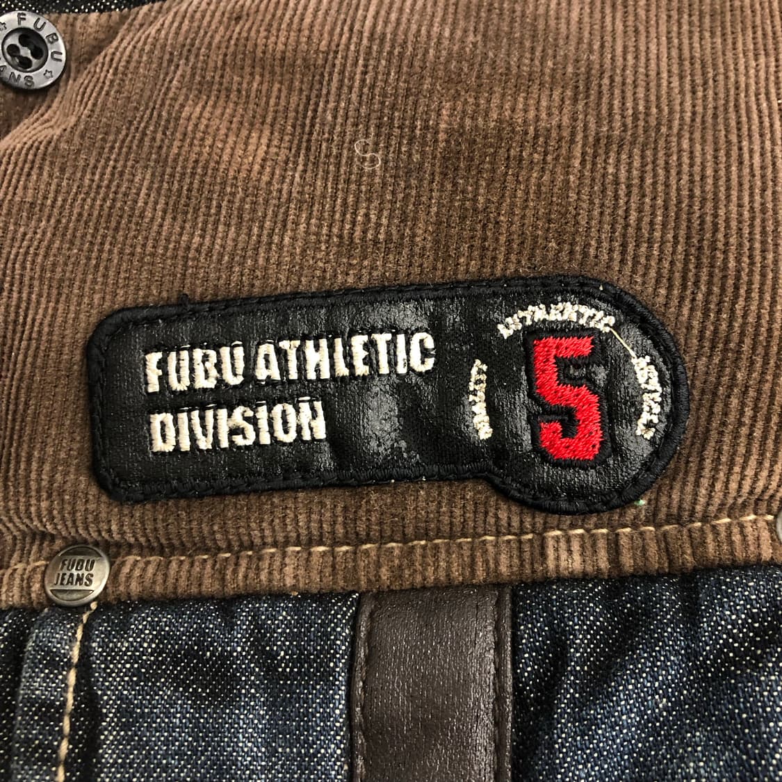 후부 덕다운 데님 숏 패딩 점퍼 상품이미지3