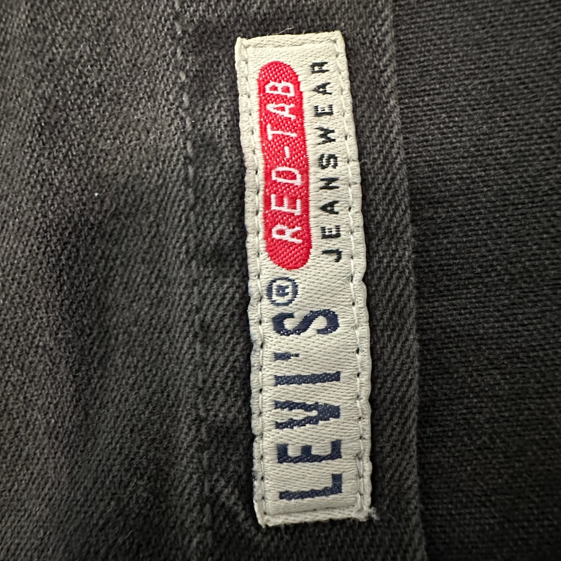 LEVI'S red tab work shirt black denim 상품이미지4