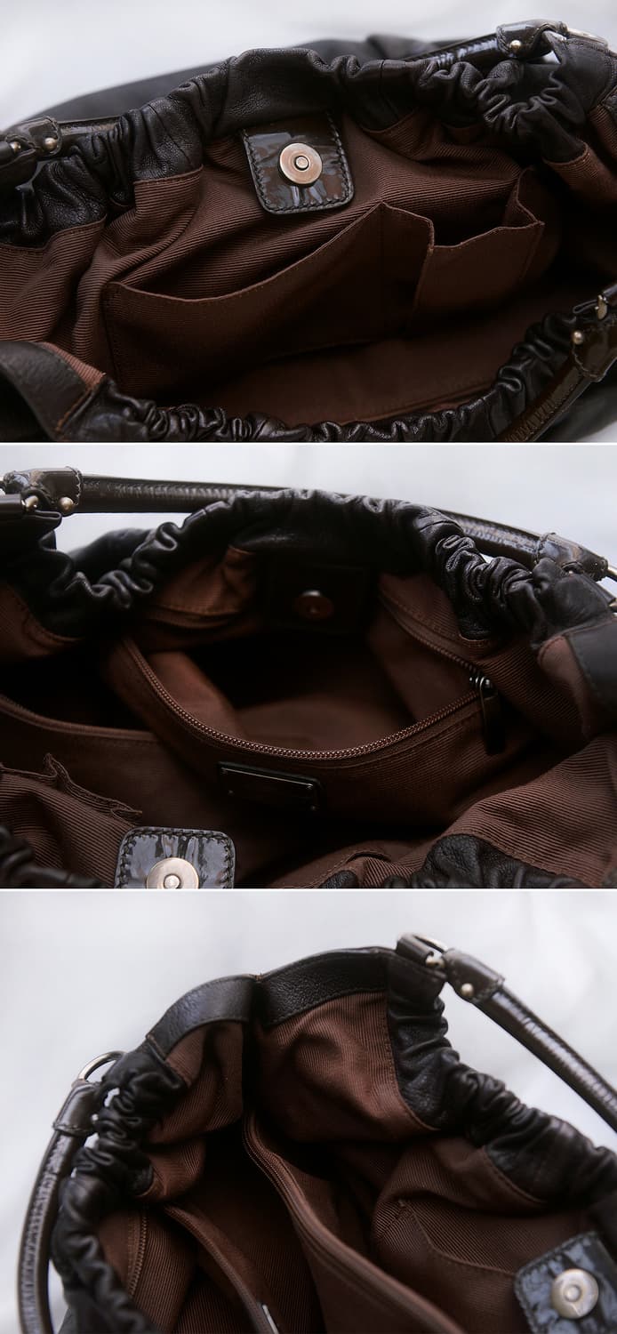 페라가모 바라리본 셔링 레더 호보백 빅토트.숄더 상품이미지9