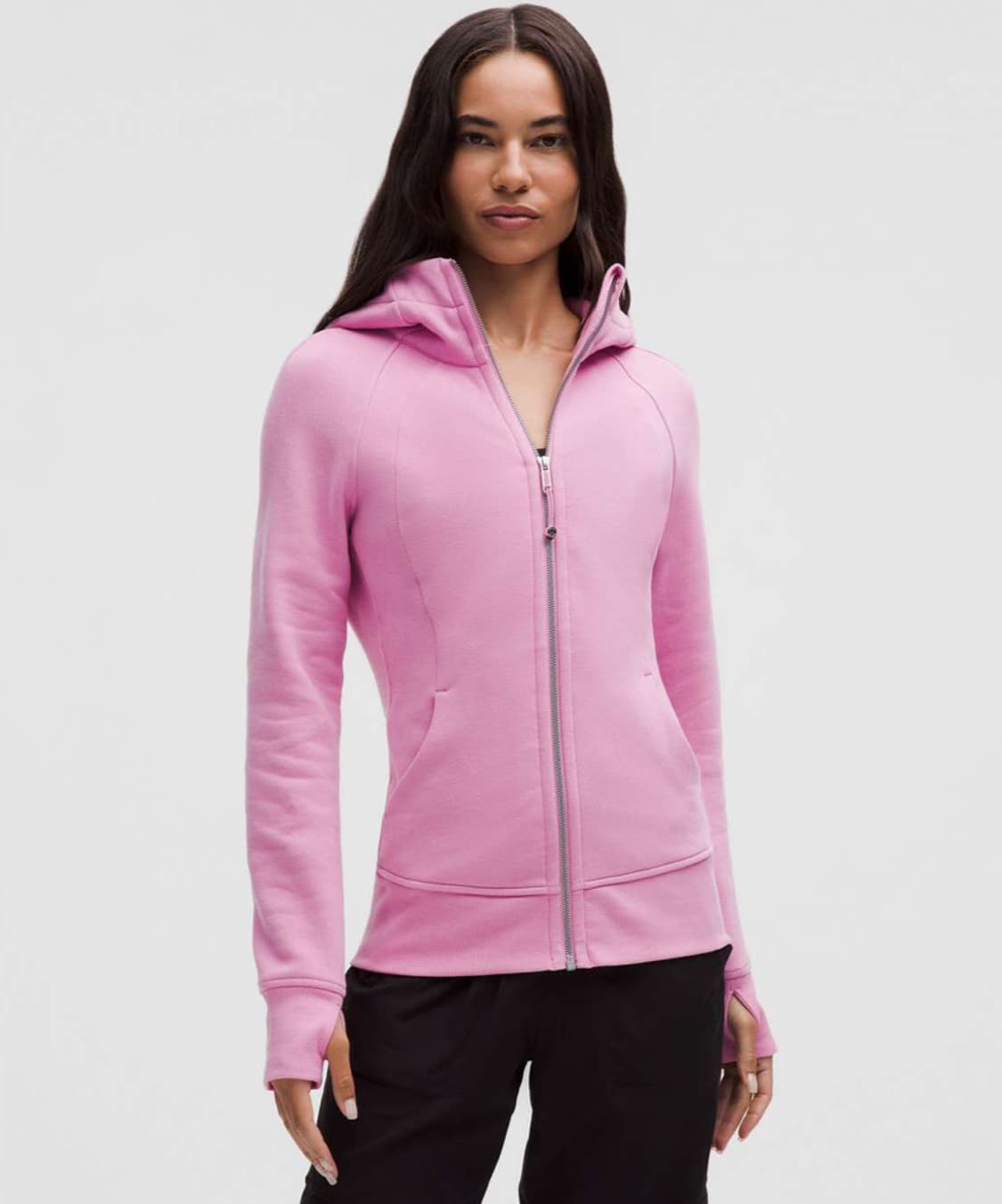 룰루레몬 스쿠바 풀집 후디 핑크 사이즈 6 상품이미지1