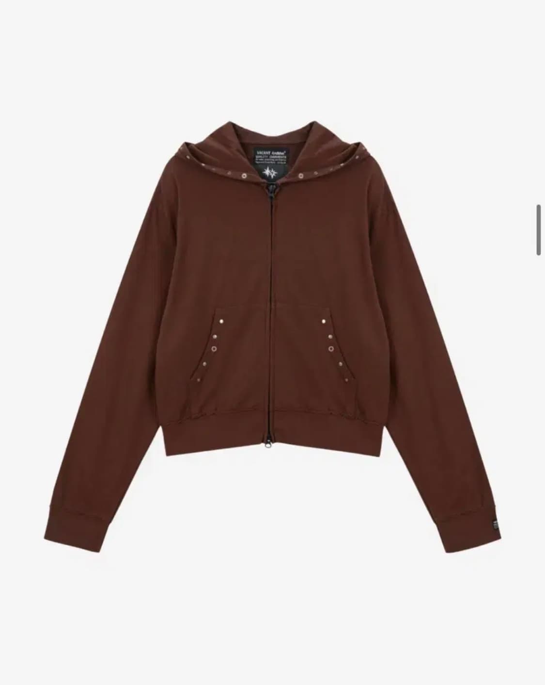 베이컨트 아카이브 스터드 후디 집업 상품이미지1