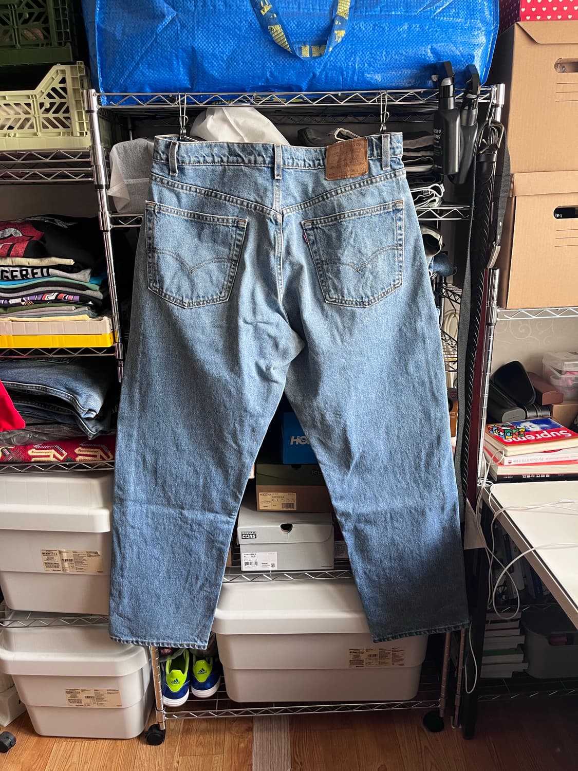 90s uas 리바이스 565 와이드 레그 상품이미지2