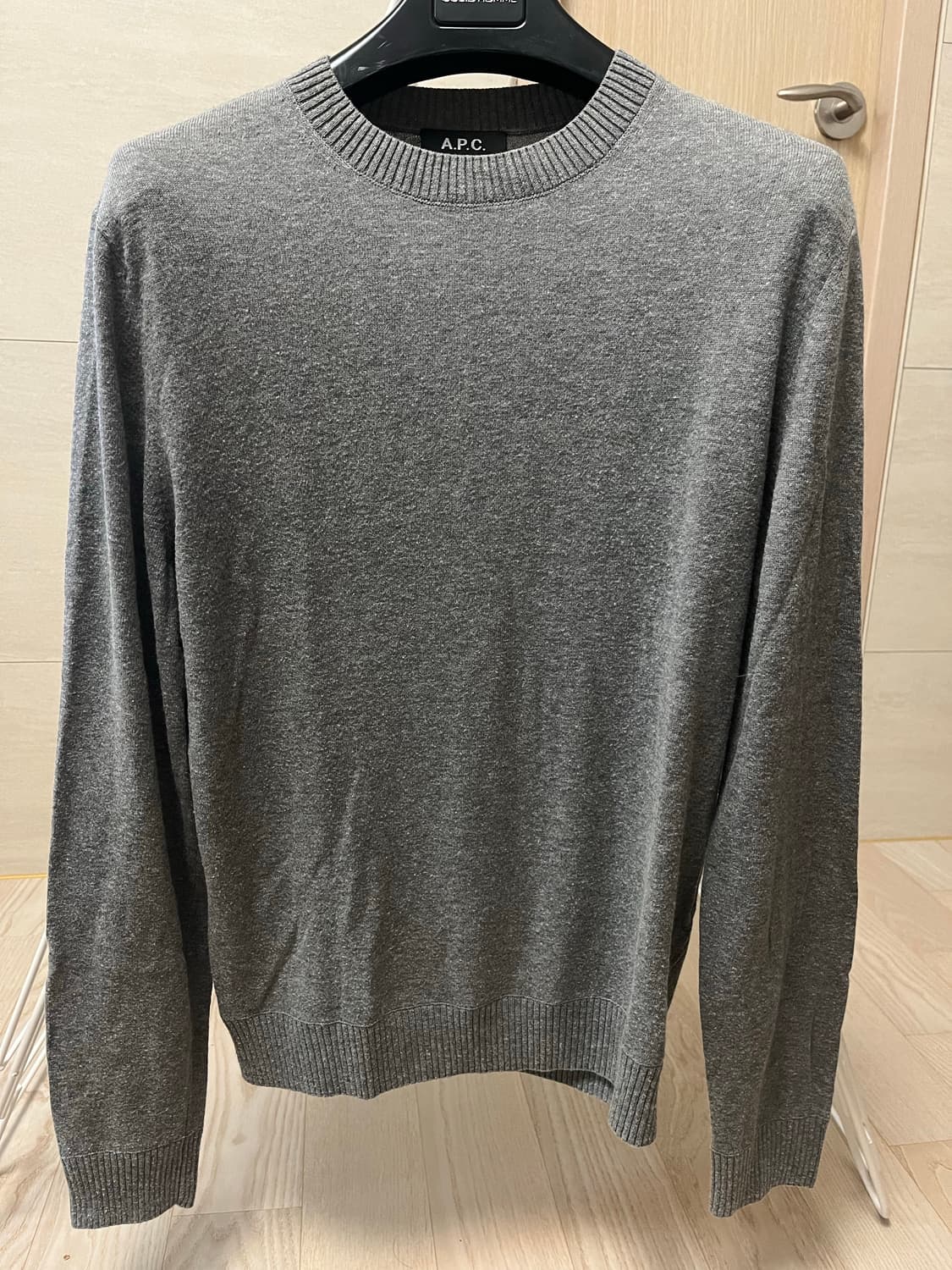 아페쎄 A.P.C / 크루넥 니트 그레이 / S사이즈 상품이미지1