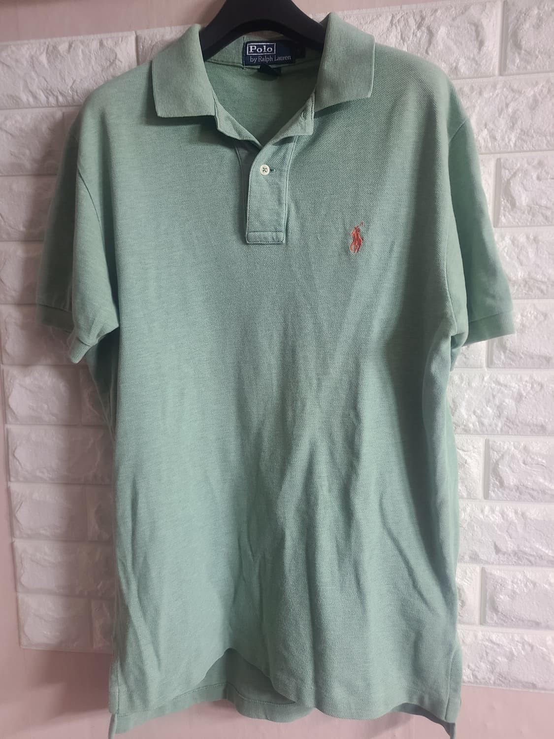 폴로 랄프로렌 민트색 반팔 카라티(실95) 상품이미지3