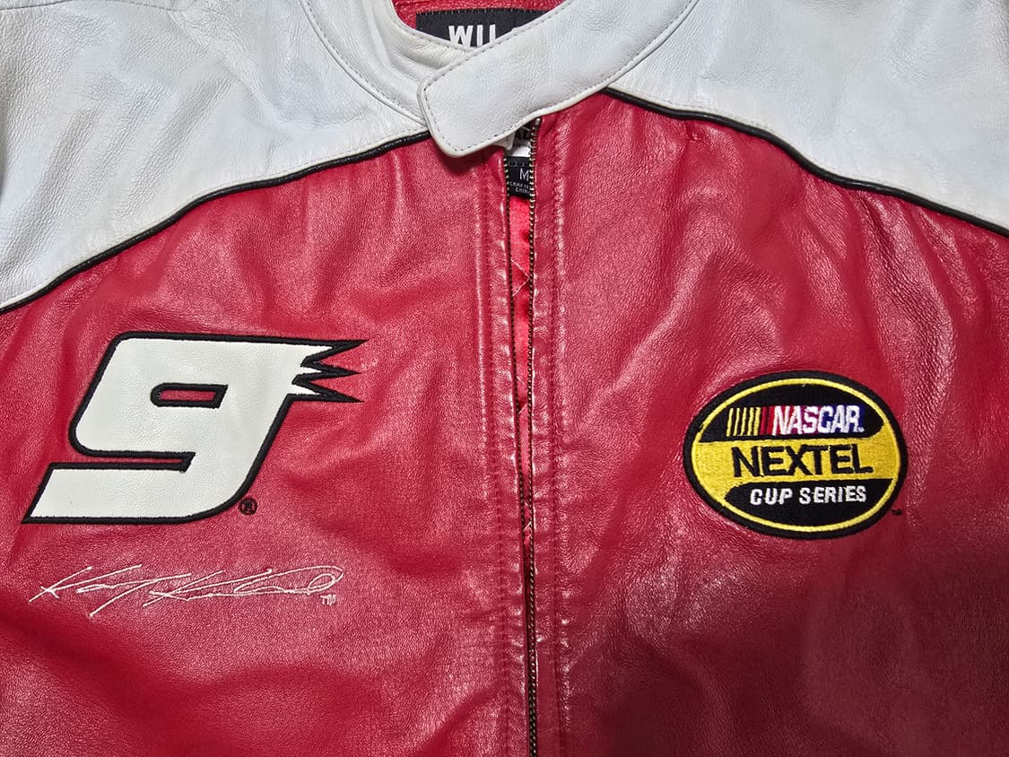윌슨레더 Kasey Kahne Dodge 나스카 레이싱 레더자켓 M 상품이미지5