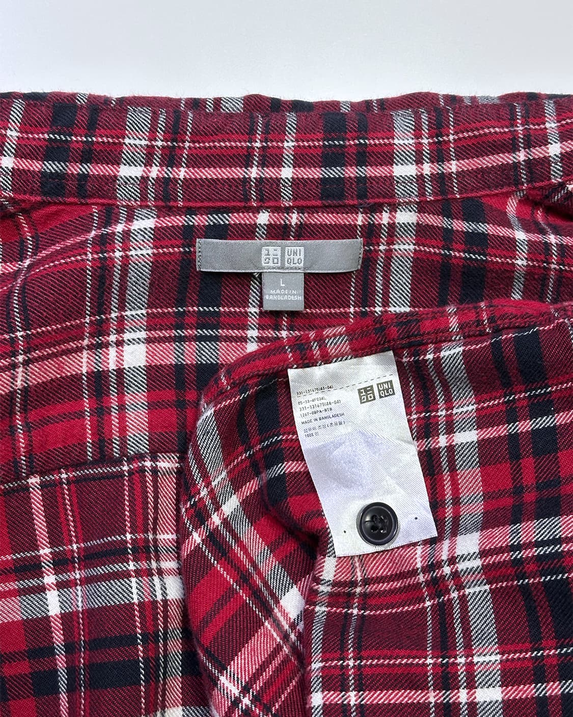 유니클로 체크 셔츠 상품이미지3