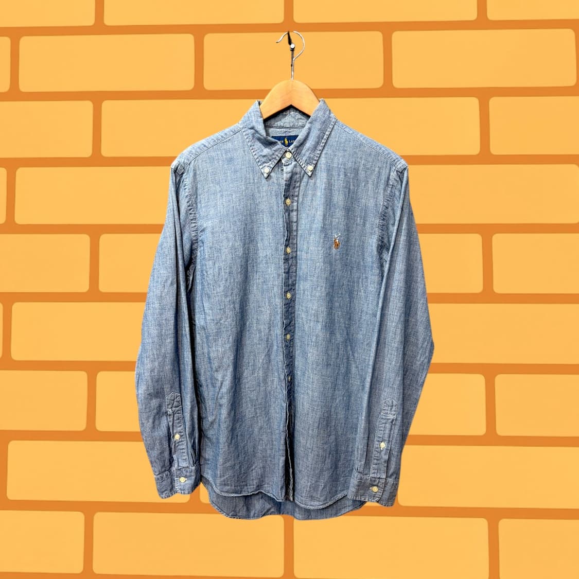 폴로 랄프 로렌 버튼 다운 클래식핏 셔츠 (L) 상품이미지1