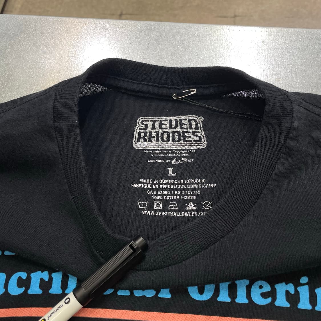 (L) Steven Rhodes 스티븐 로즈 빈티지 반팔티   상품이미지8