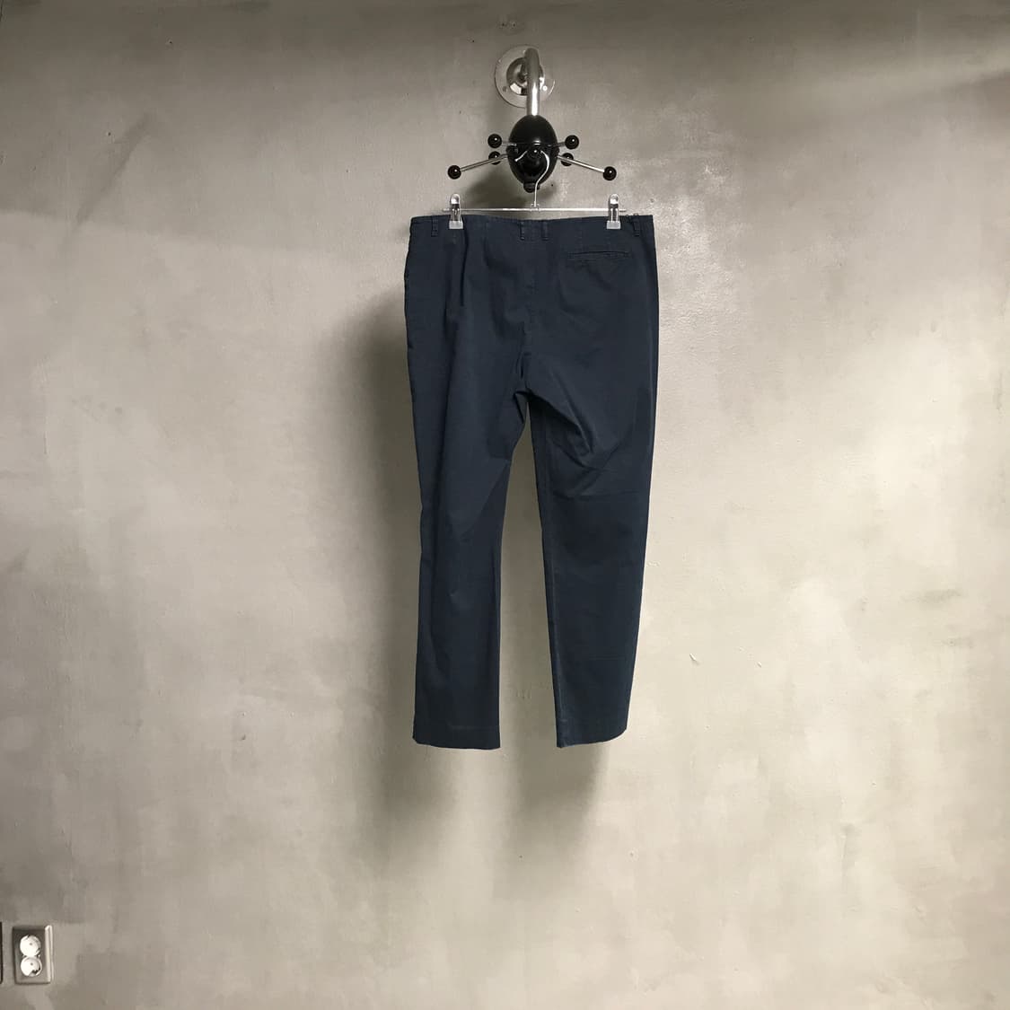 질샌더 네이비 코튼 팬츠 38(W) 상품이미지4