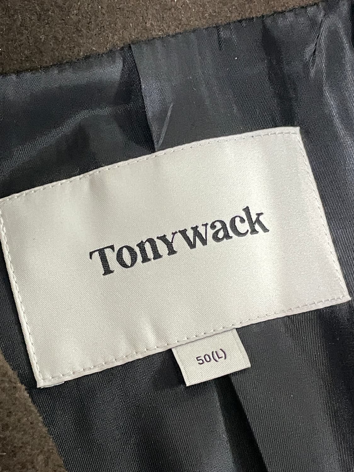 토니웩 캐시미어 더블코트 다크 브라운 상품이미지4