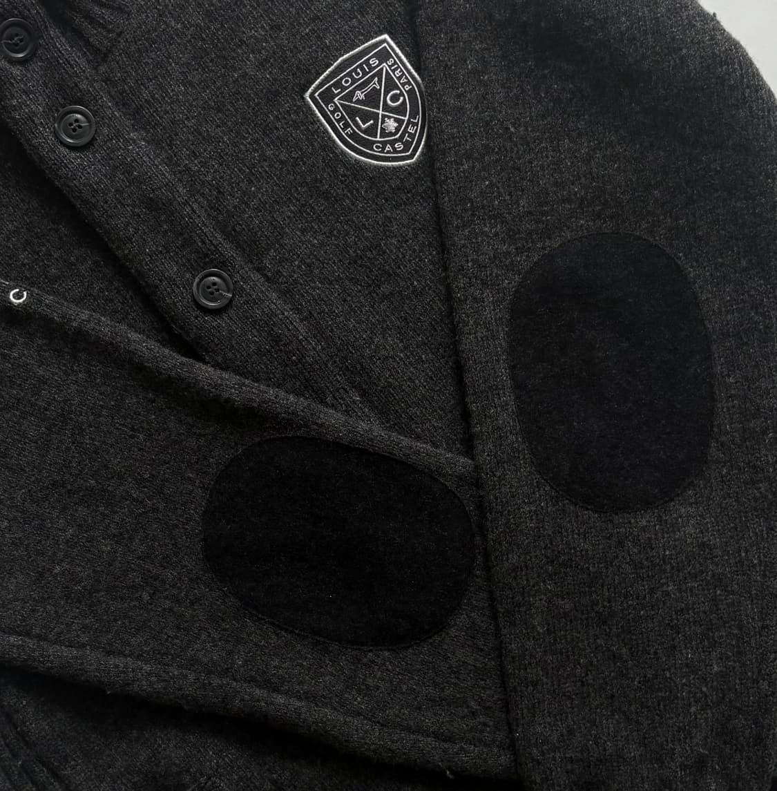 루이까스텔 엘보 패치 가디건 니트 상품이미지3