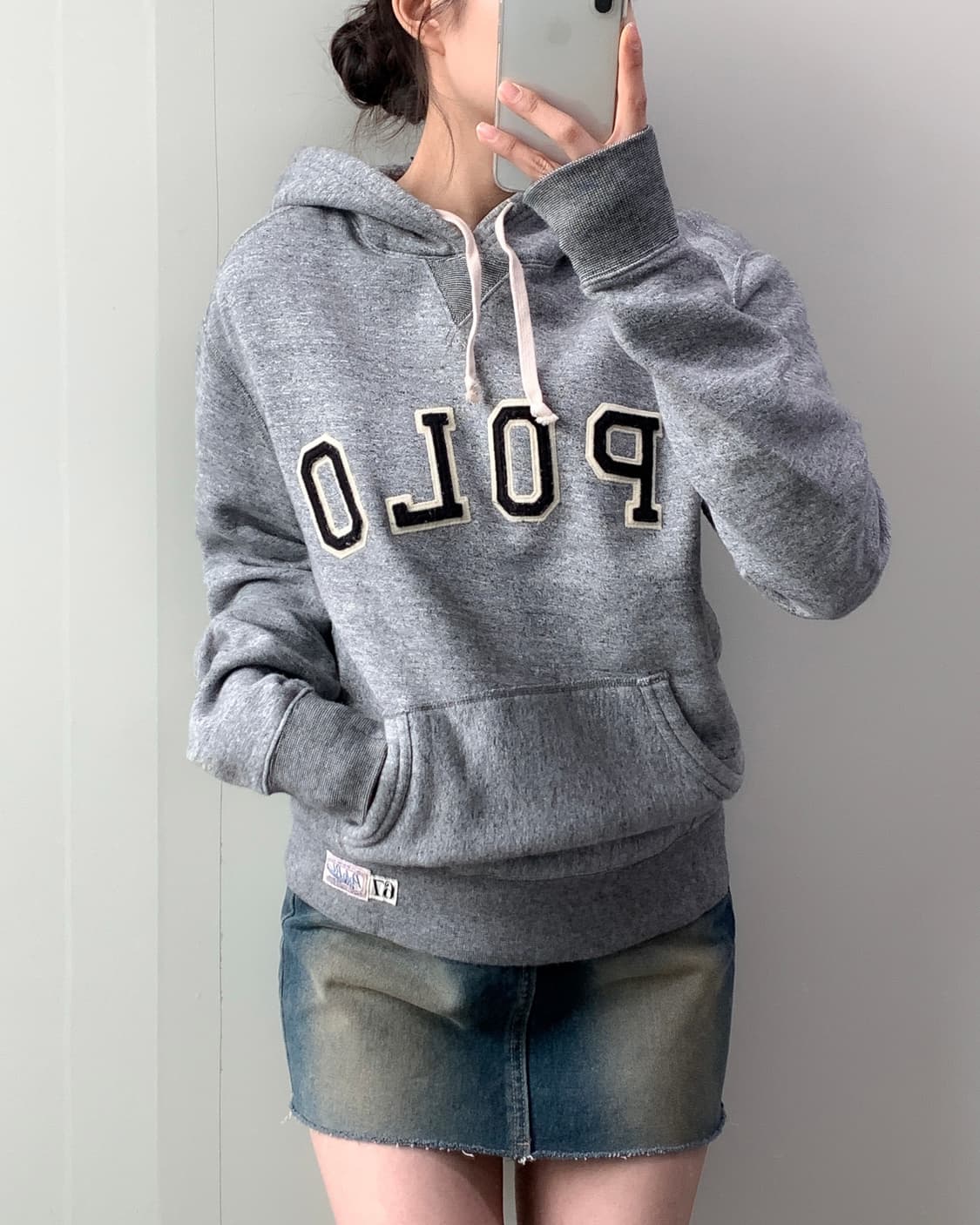 폴로 스펠아웃 후드티  상품이미지1