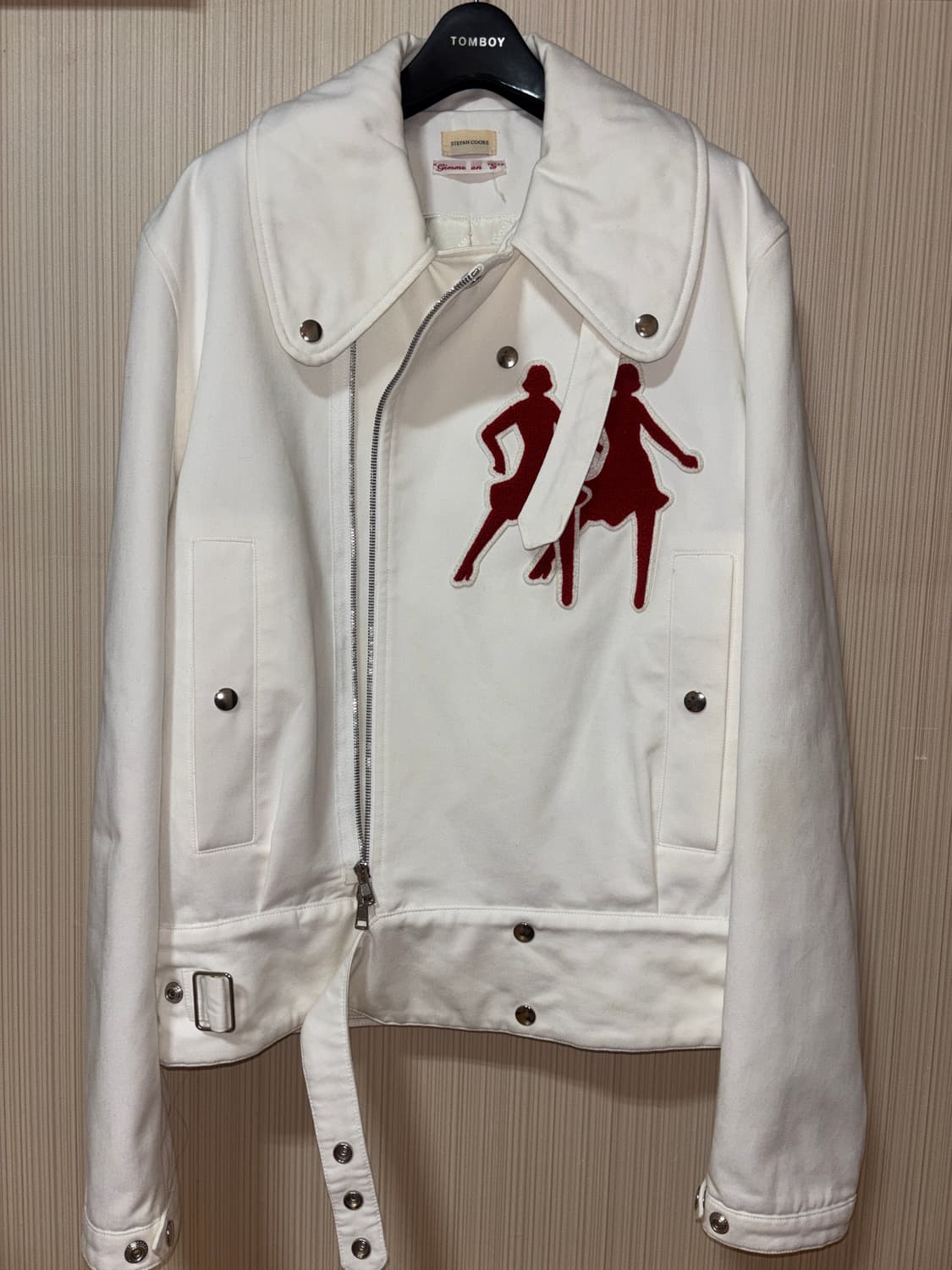 스테판쿡 22ss 댄싱레이디 화이트 라이더 자켓 상품이미지1