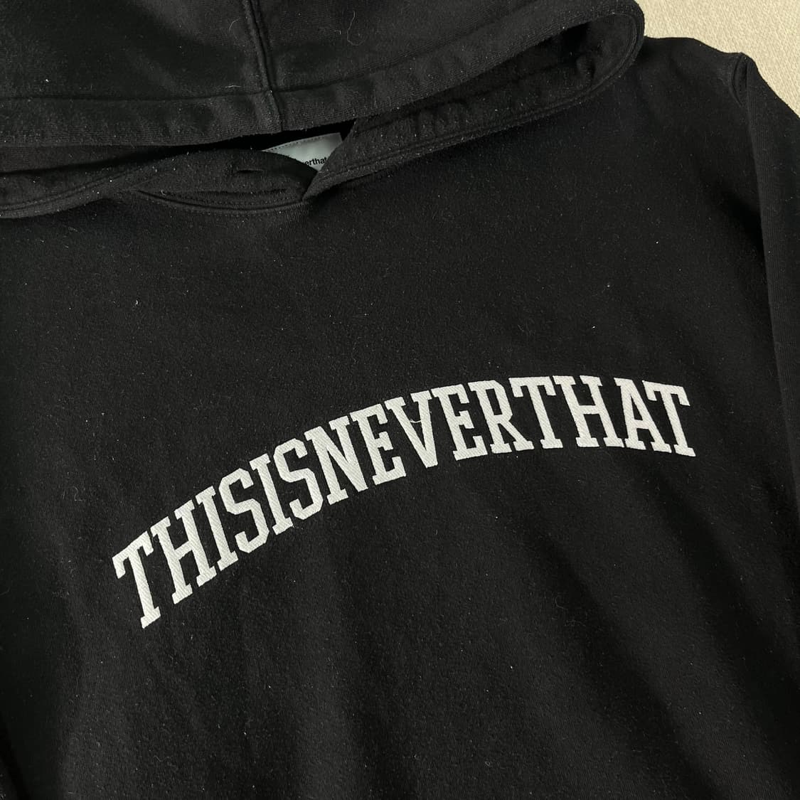 100 디스이즈네버댓 빅로고 후드티 상품이미지2