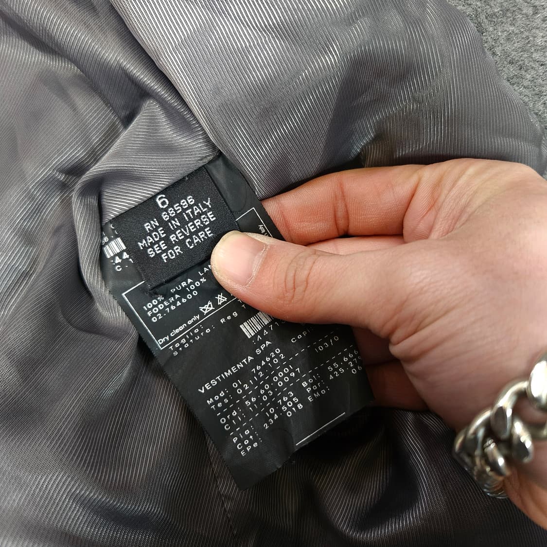 조르지오 아르마니 숏 카라넥 울 코트 6 size 상품이미지7