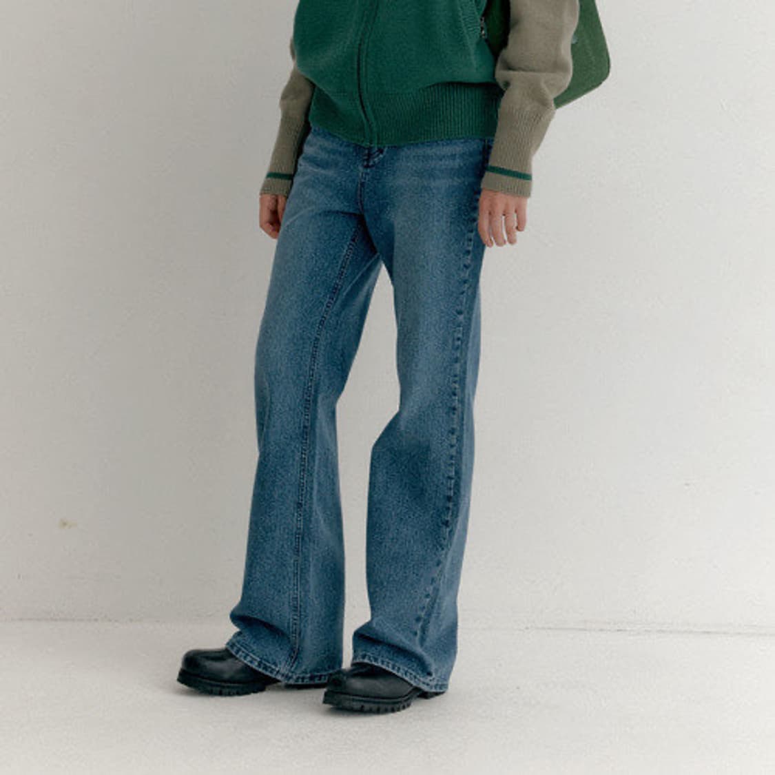 엔조블루스 부츠컷 데님팬츠  상품이미지1