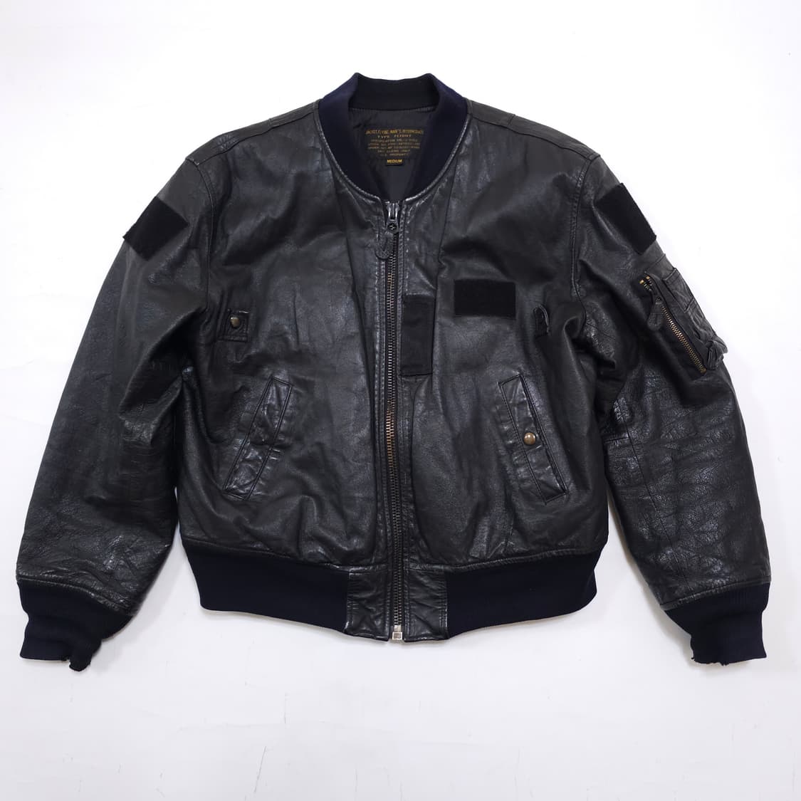 B-15C 미공군 리더파이터 레더 플라이트 자켓 상품이미지2