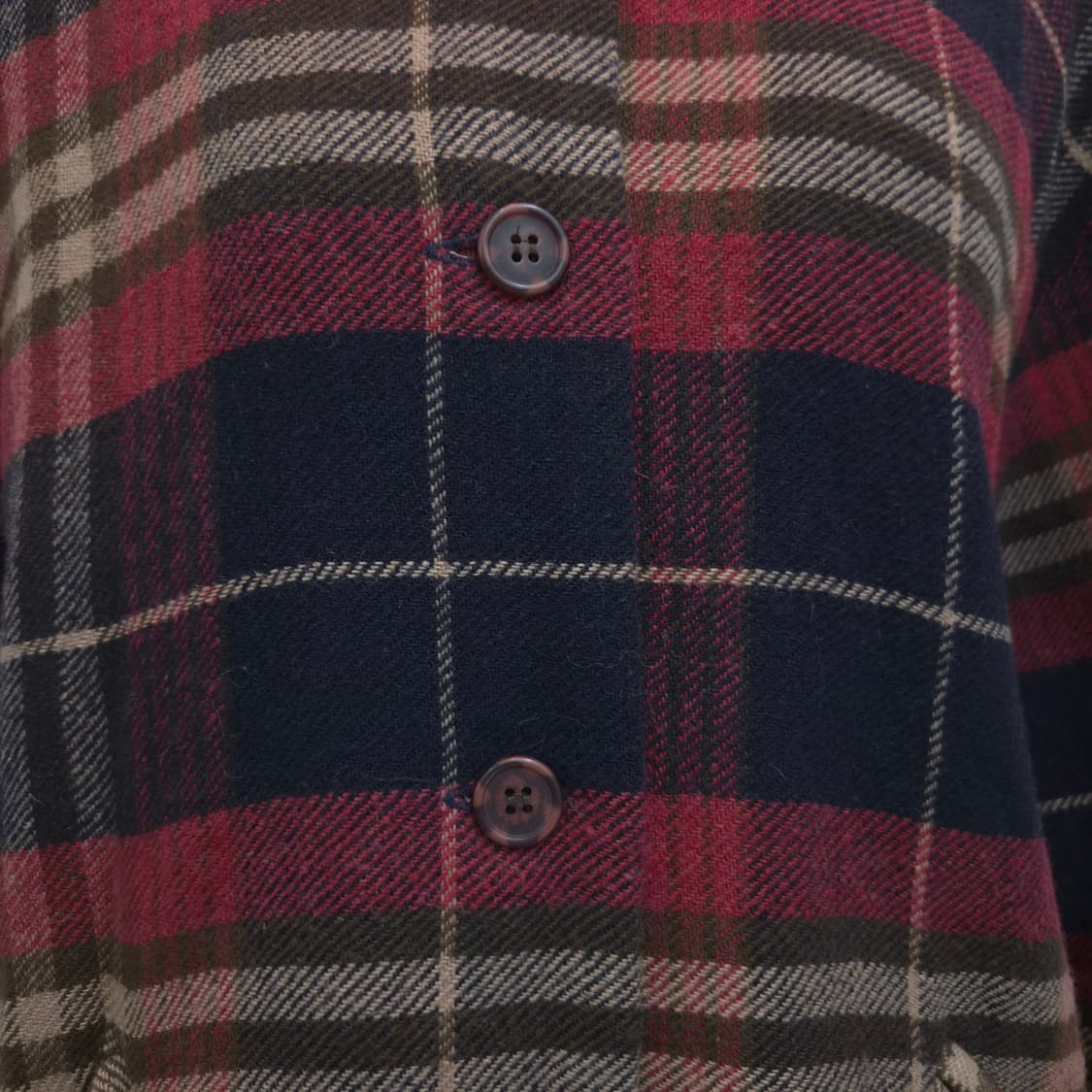 여성 울 체크 하프자켓 상품이미지6