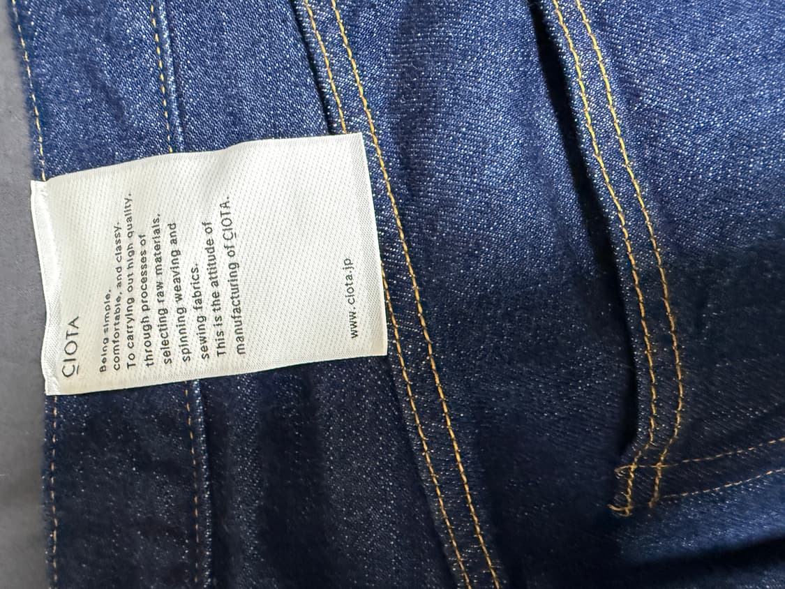 CIOTA 5p 데님팬츠 셀비지 34 상품이미지6