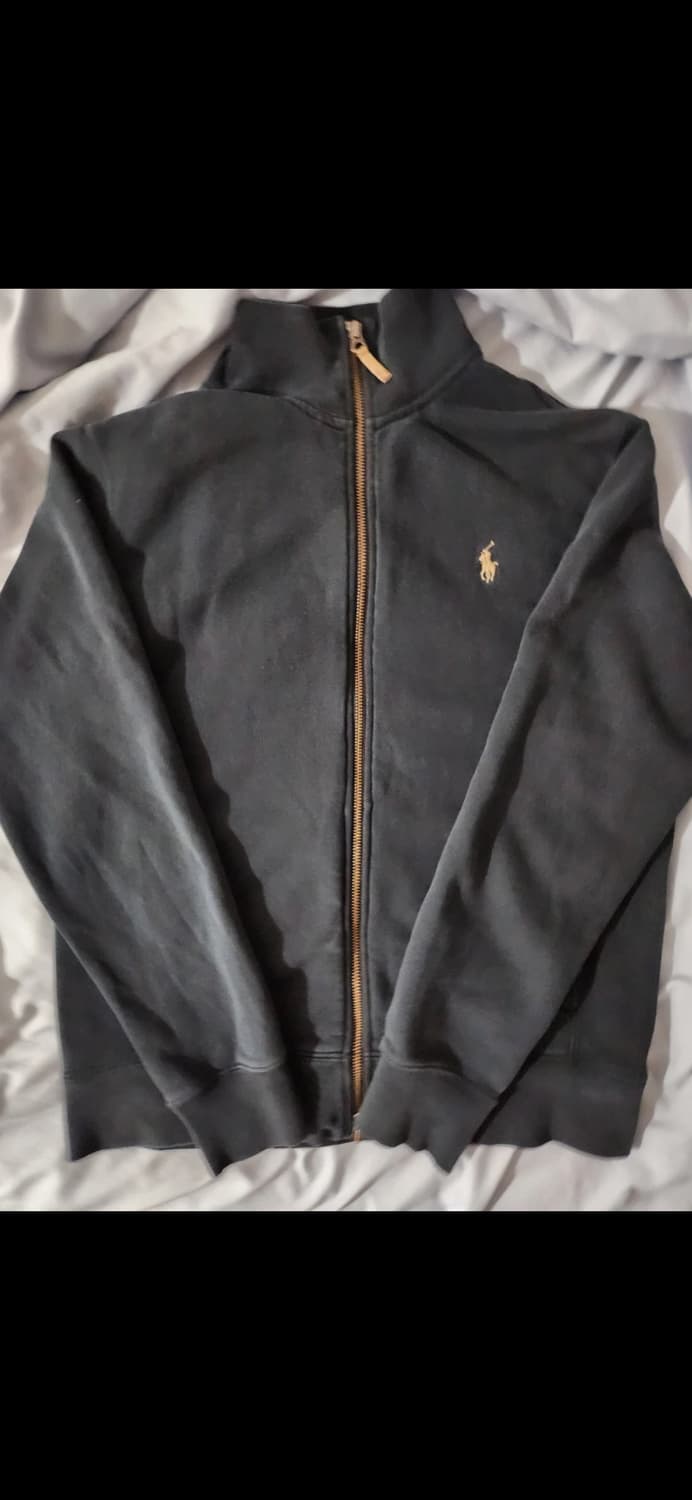 폴로 랄프로렌 블랙 그린 집업 상품이미지4