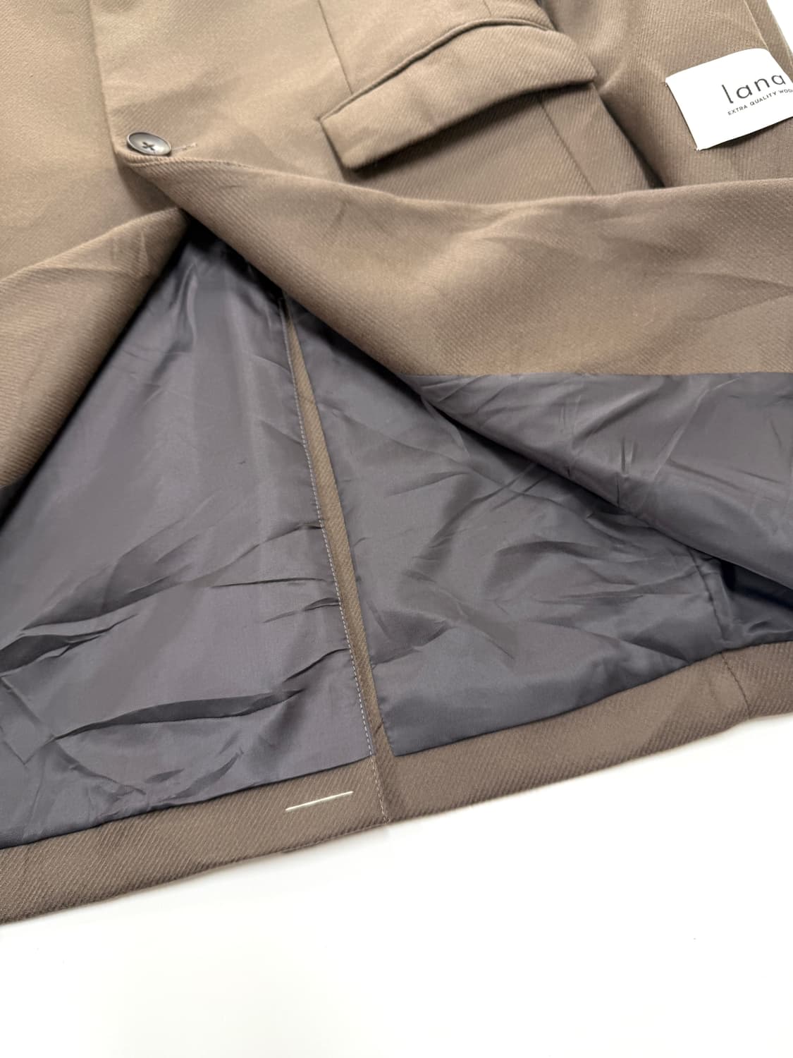 Tas mania 울100 브라운 롱코트 상품이미지5